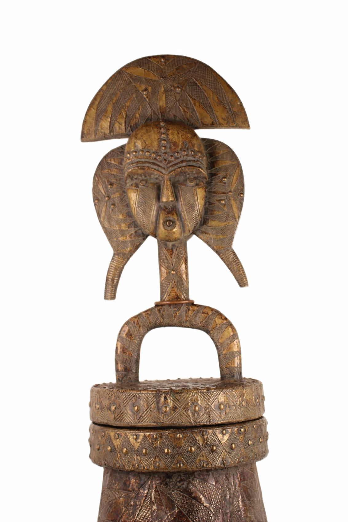 Bakota Tribe Pot ~68.9" Tall (New 2026) - Sculpture & Statuary