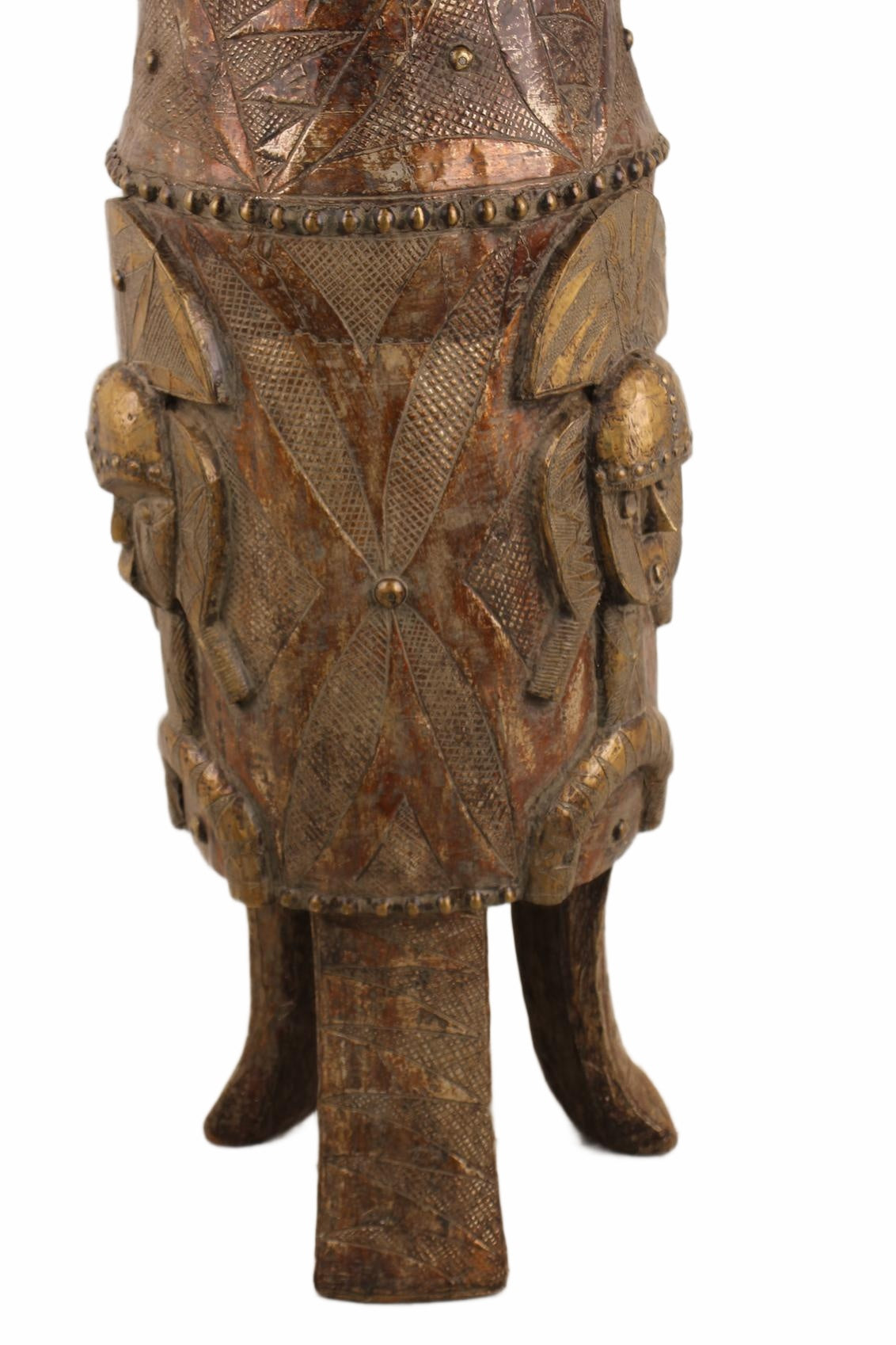 Bakota Tribe Pot ~68.9" Tall (New 2026) - Sculpture & Statuary