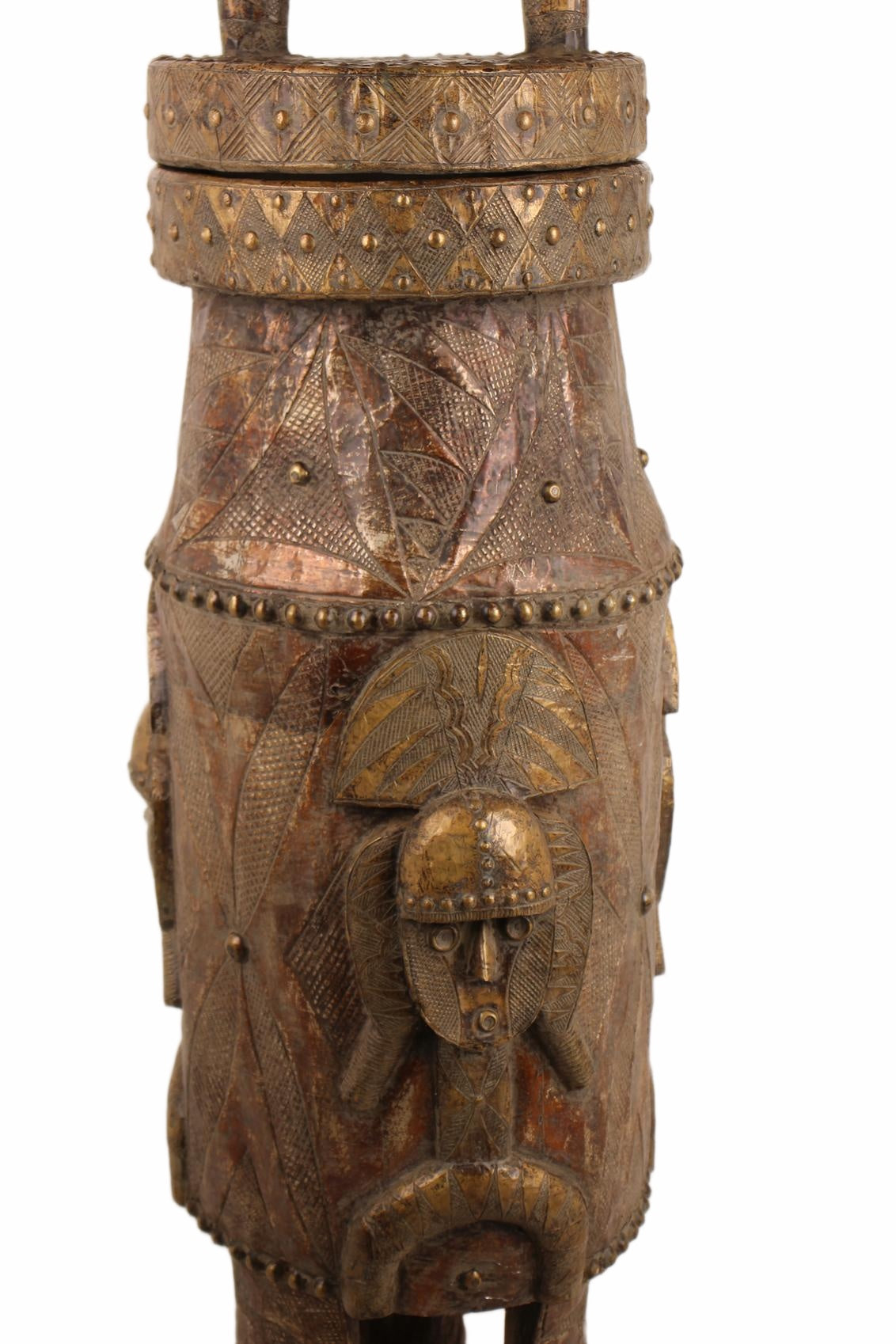 Bakota Tribe Pot ~68.9" Tall (New 2026) - Sculpture & Statuary