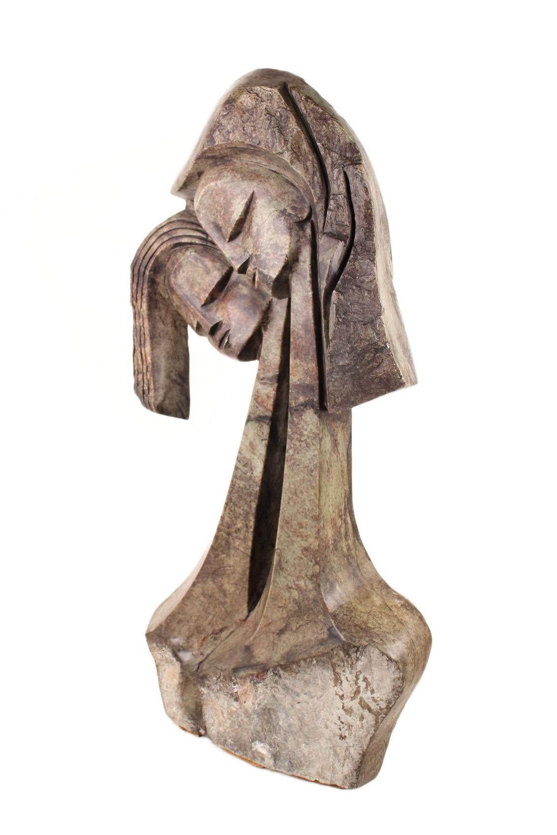 Shona Tribe Rapoko Sisters ~46.5" Tall (New 2026) - Sculpture & Statuary