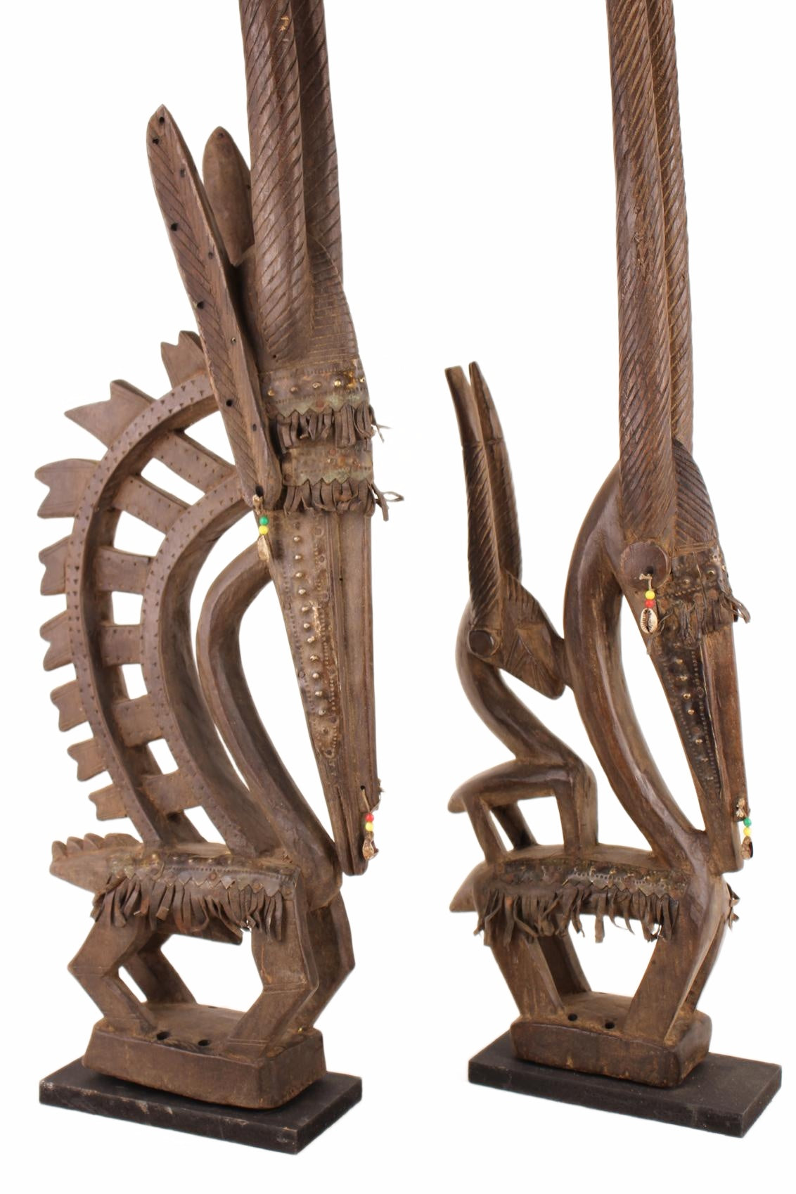 Bambara (Bamana) Tribe Chi Wara Figurine ~41.7" Tall (New 2026) - Sculpture & Statuary
