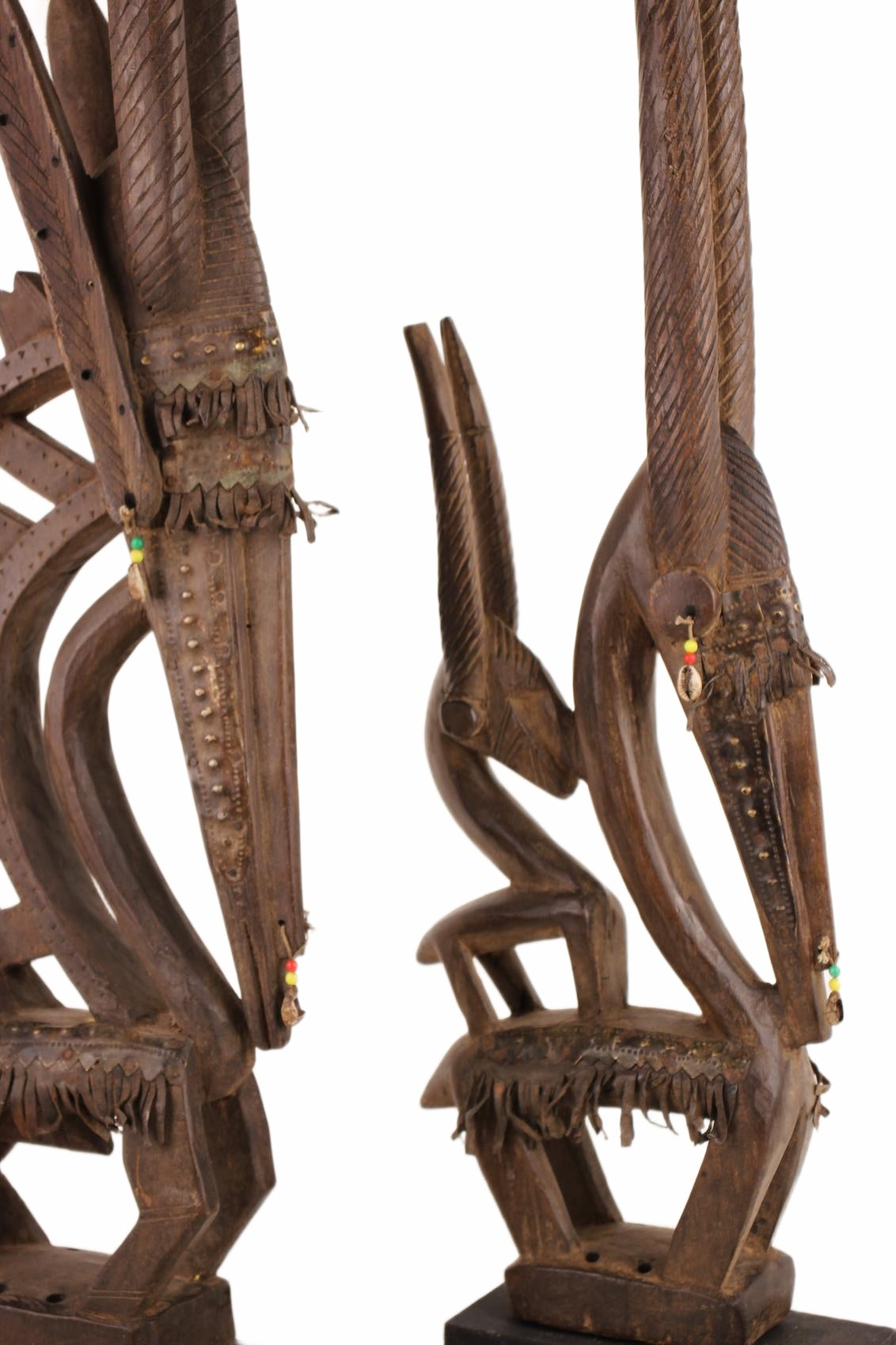 Bambara (Bamana) Tribe Chi Wara Figurine ~41.7" Tall (New 2026) - Sculpture & Statuary