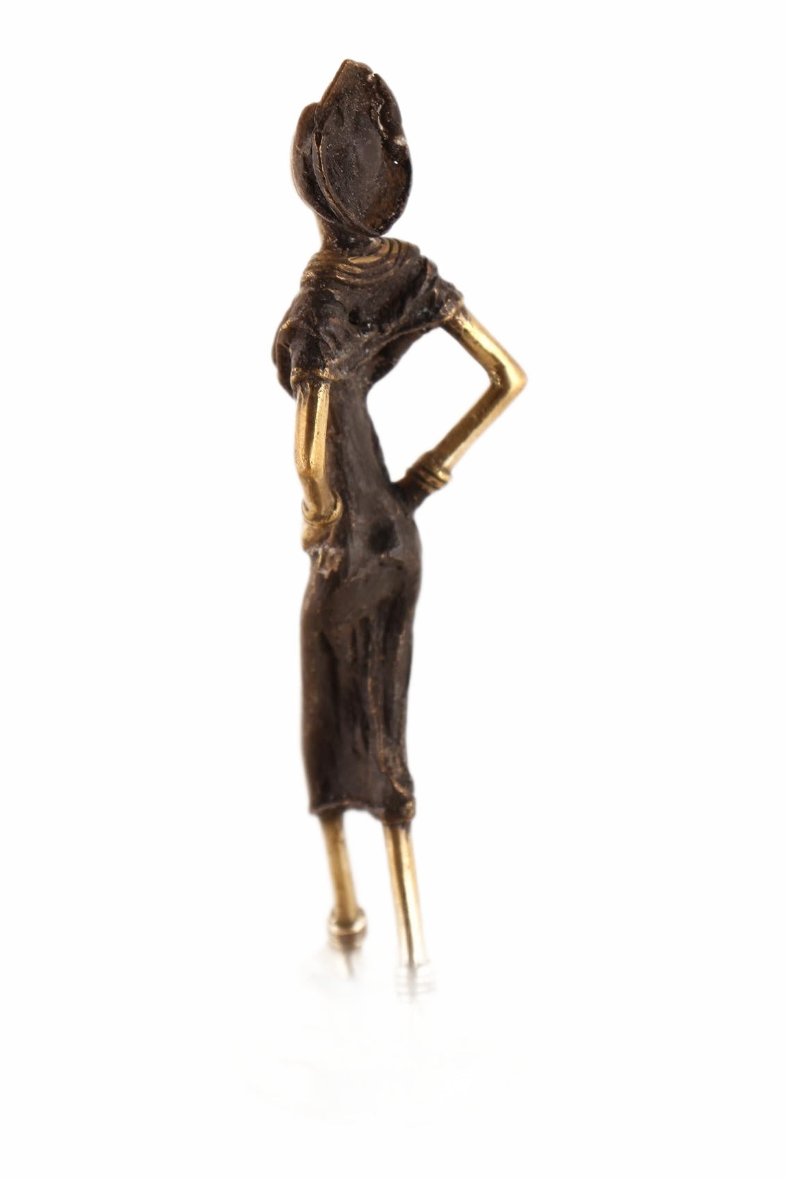 Bwa Tribe Bronze Figures ~9.8" Tall (New 2026) - Sculpture & Statuary