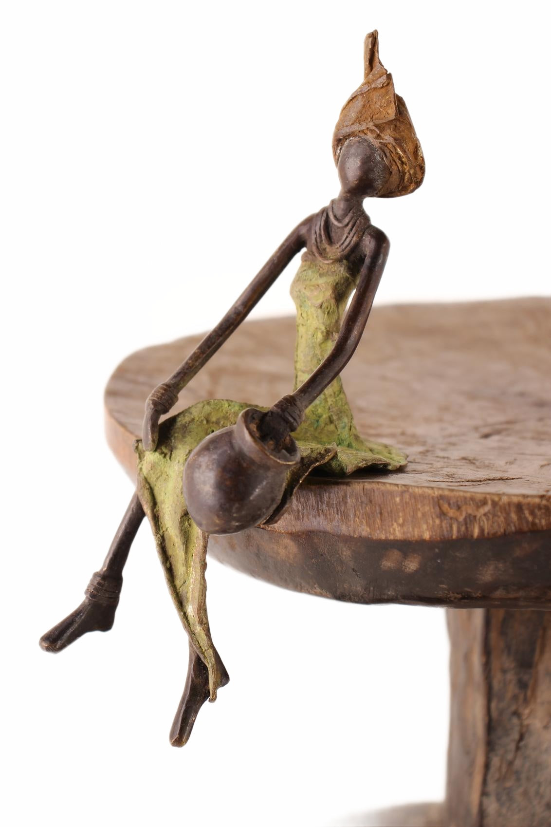Bwa Tribe Bronze Figures ~5.5" Tall (New 2026) - Sculpture & Statuary