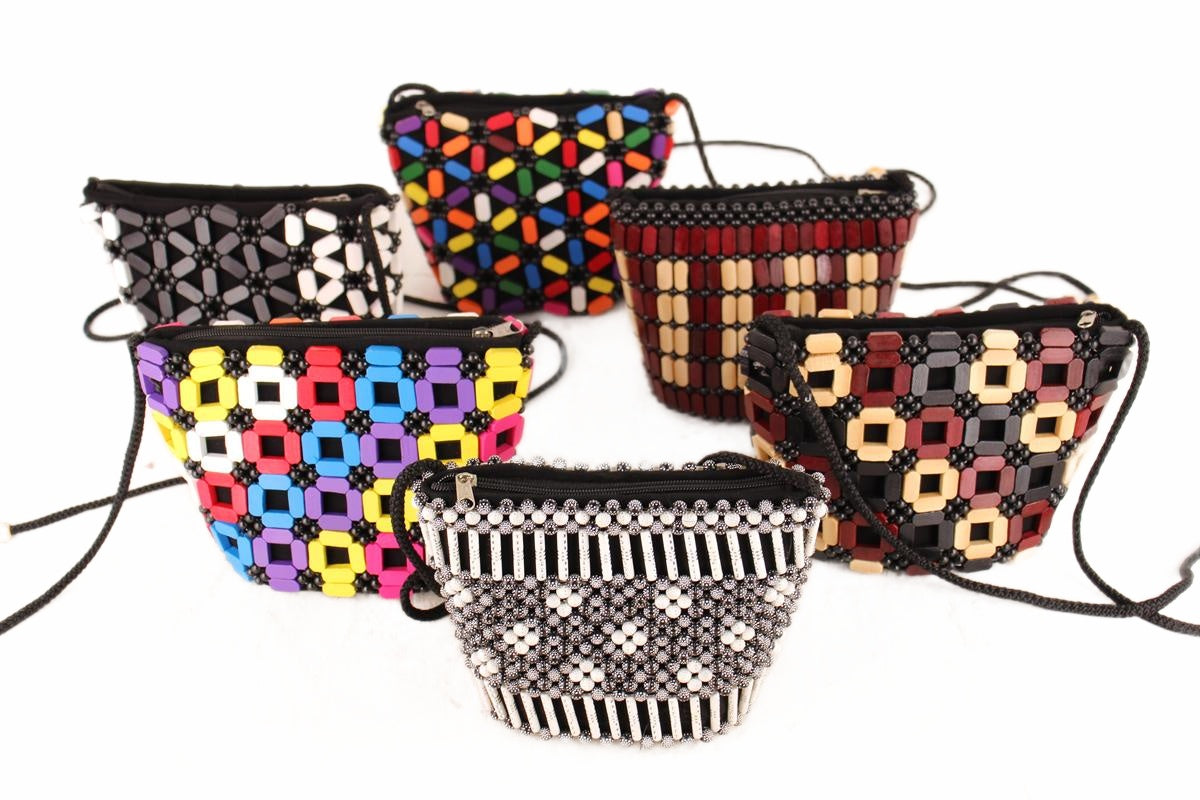 Kikuyu Tribe Beaded Bags ~6.3" Tall (New 2026) - Textiles & Apparel
