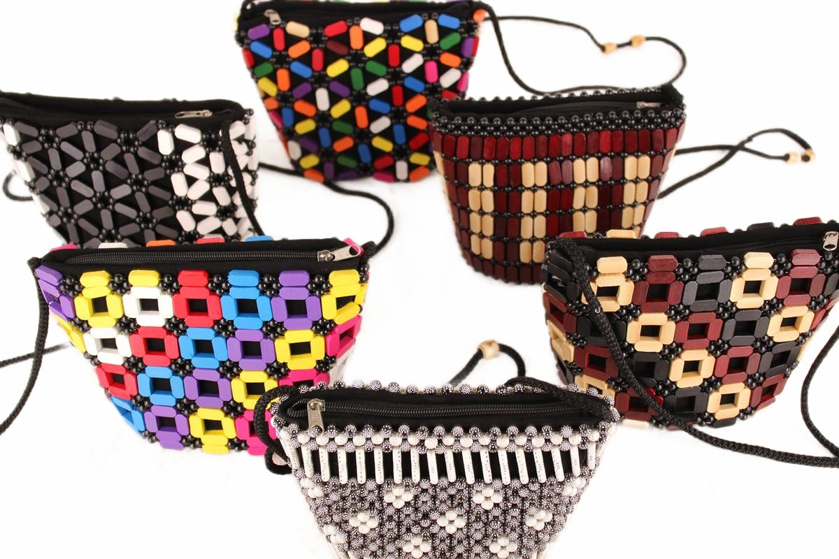 Kikuyu Tribe Beaded Bags ~6.3" Tall (New 2026) - Textiles & Apparel
