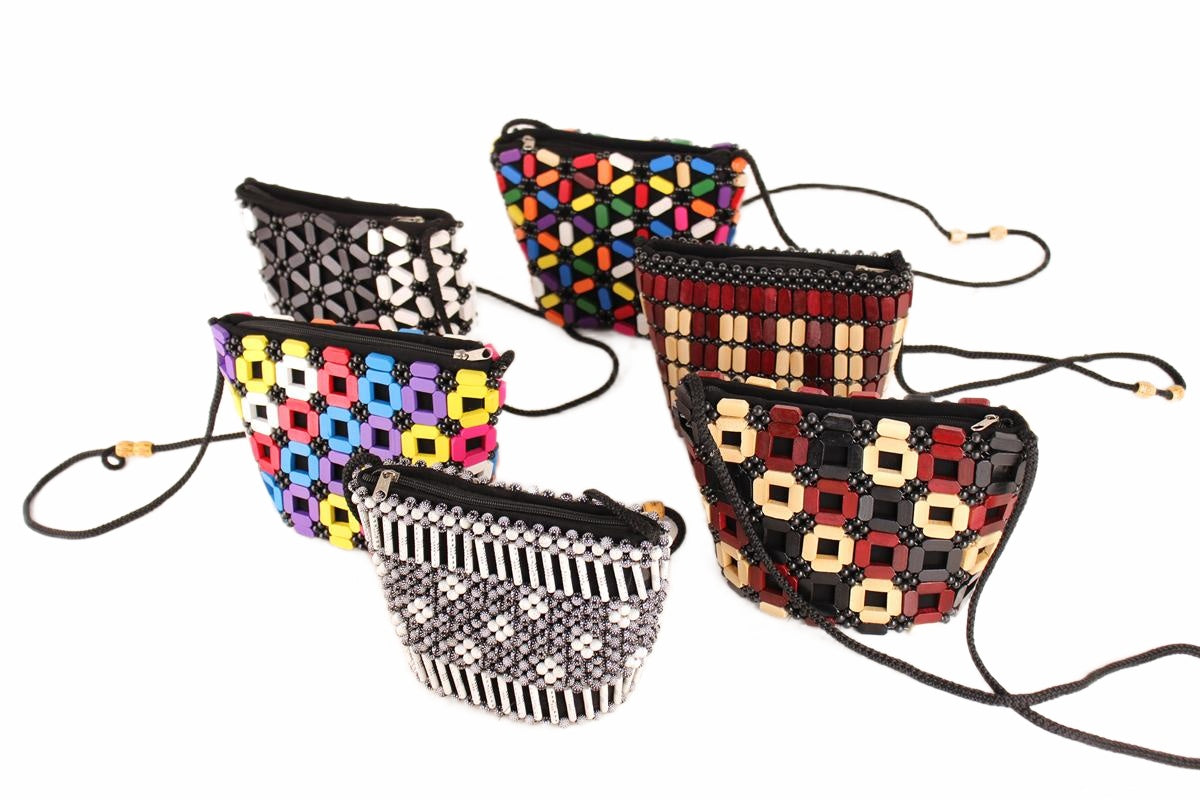 Kikuyu Tribe Beaded Bags ~6.3" Tall (New 2026) - Textiles & Apparel