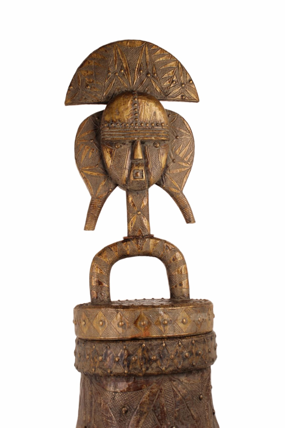 Bakota Tribe Pot ~68.9" Tall (New 2026) - Sculpture & Statuary