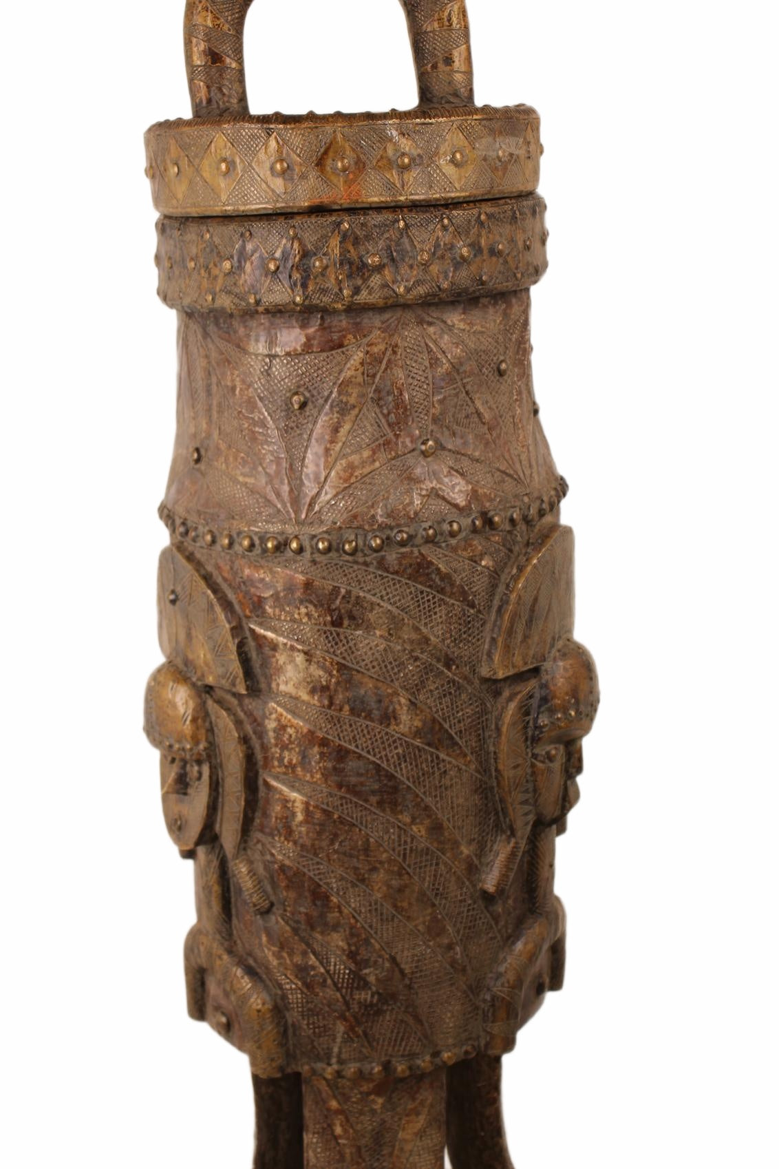 Bakota Tribe Pot ~68.9" Tall (New 2026) - Sculpture & Statuary