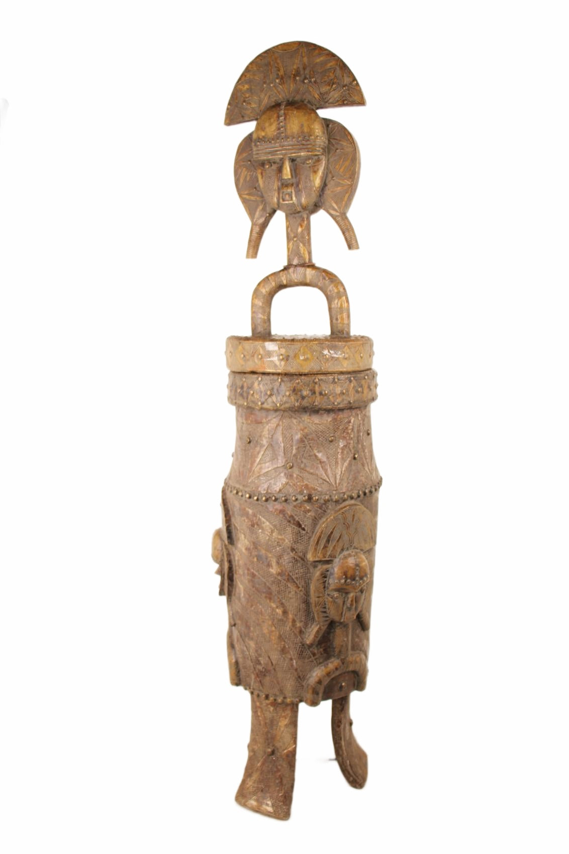Bakota Tribe Pot ~68.9" Tall (New 2026) - Sculpture & Statuary