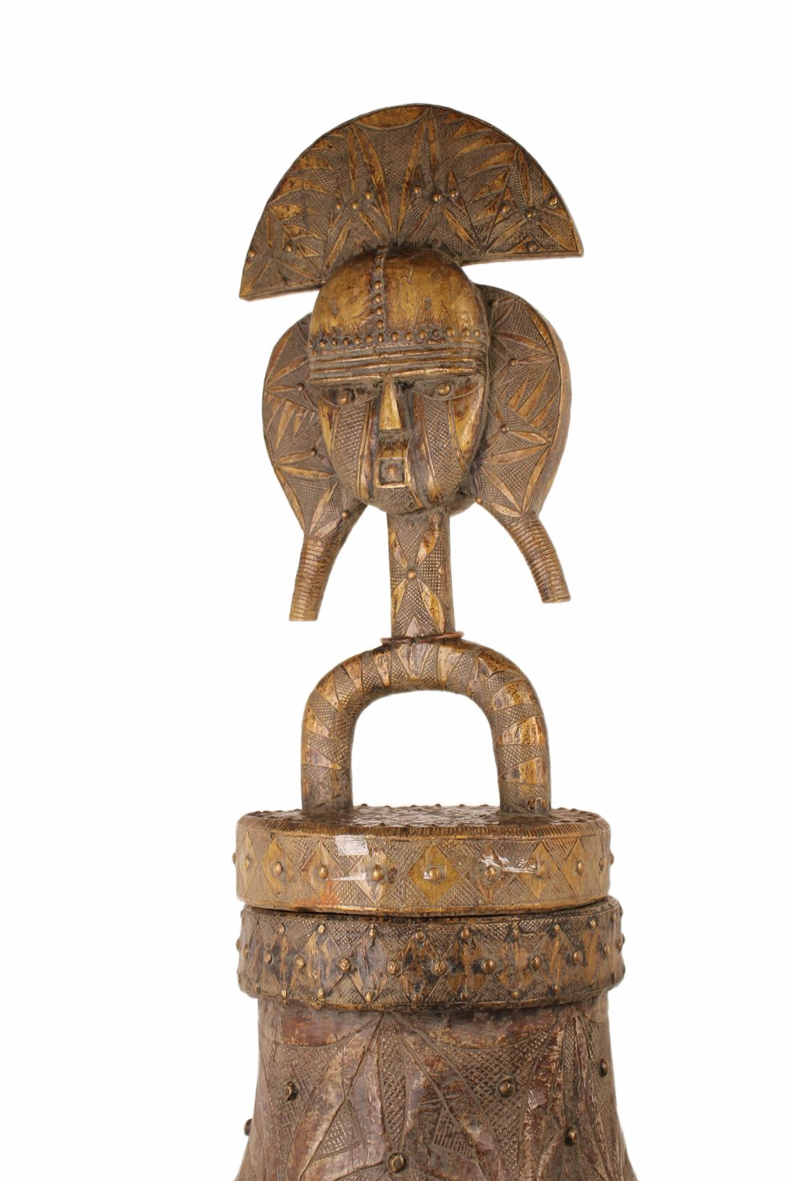 Bakota Tribe Pot ~68.9" Tall (New 2026) - Sculpture & Statuary