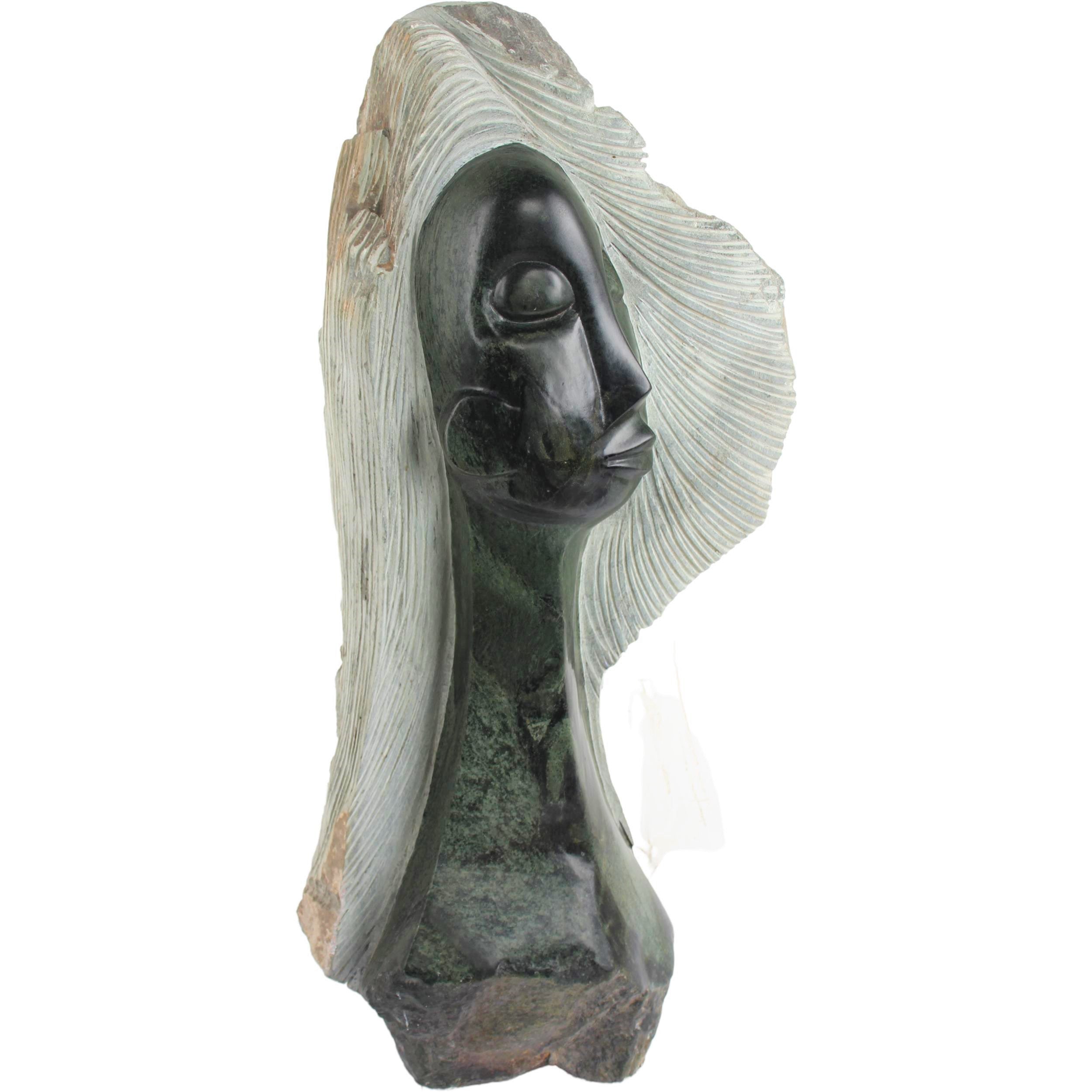 Shona Tribe Opal Stone Princess ~30.7" Tall