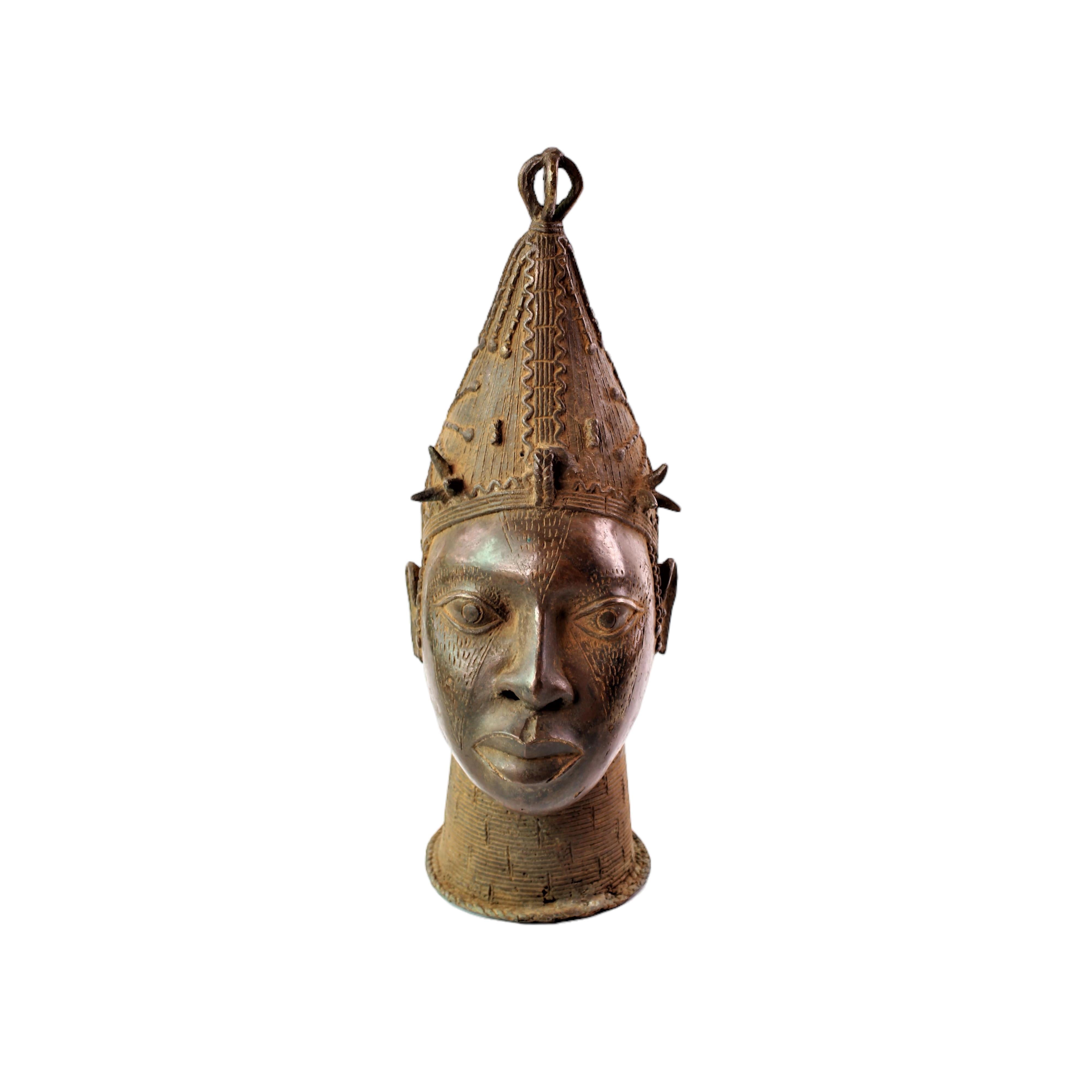 Yoruba Tribe Heads ~20.1" Tall