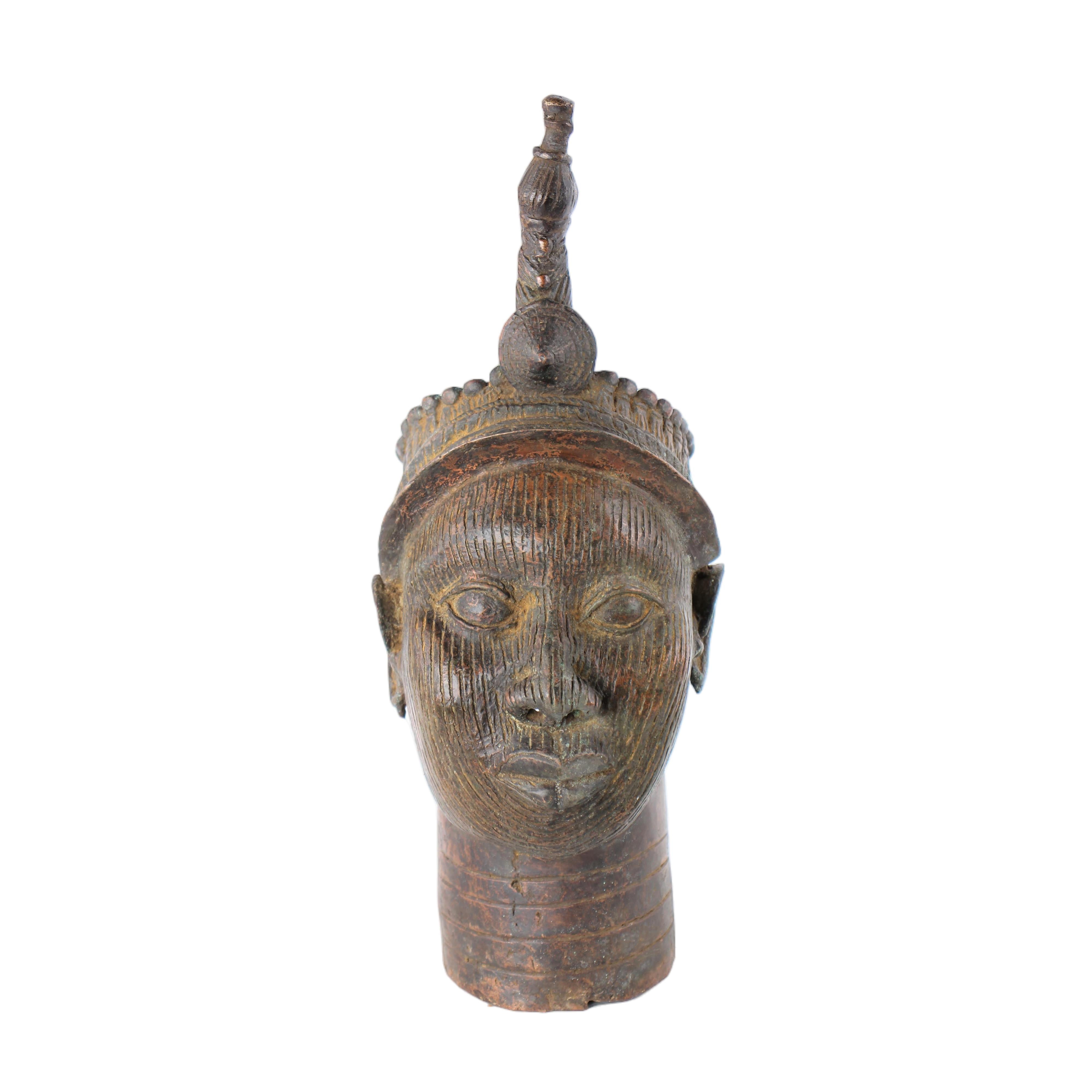 Yoruba Tribe Heads ~15.0" Tall - Heads