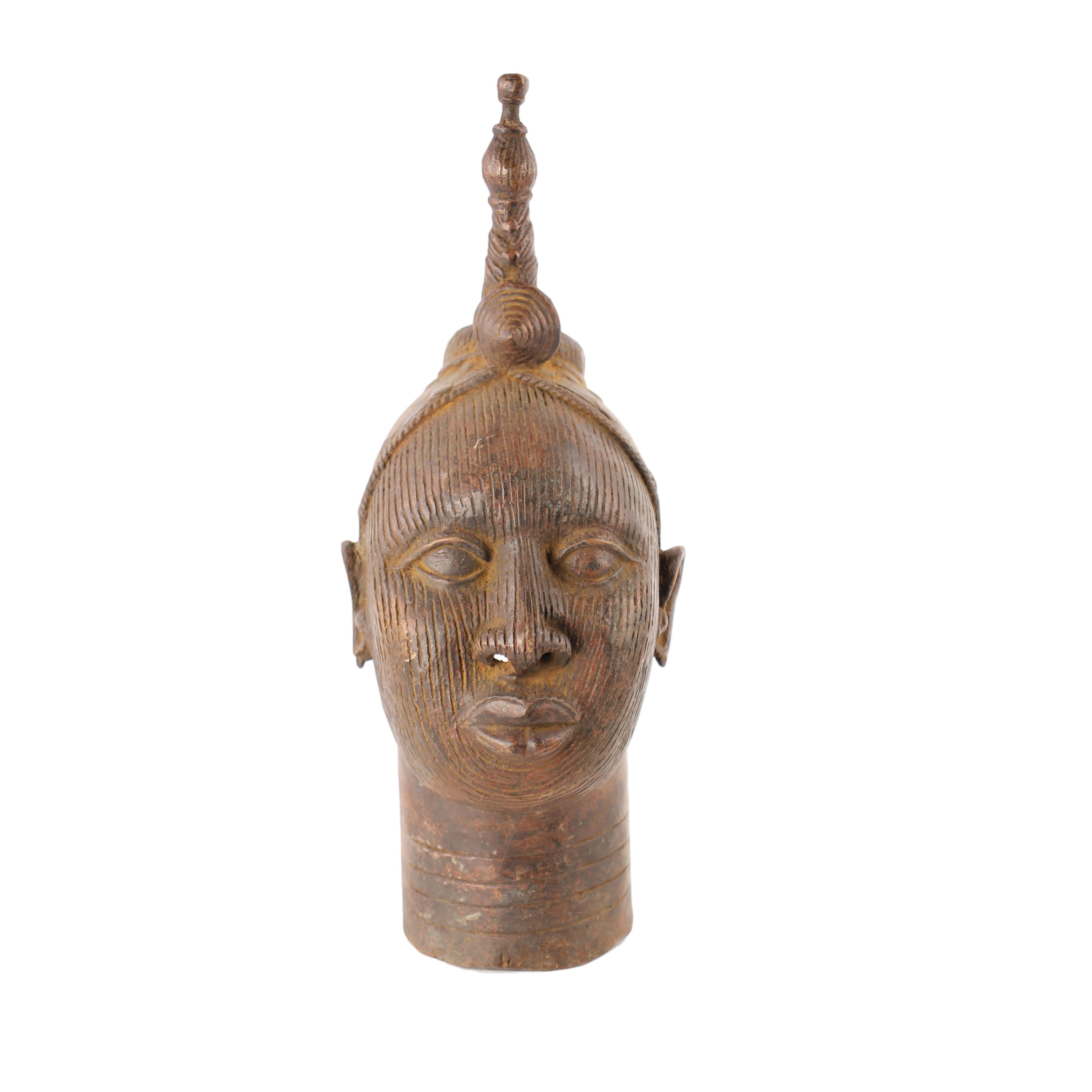 Yoruba Tribe Heads ~15.0" Tall