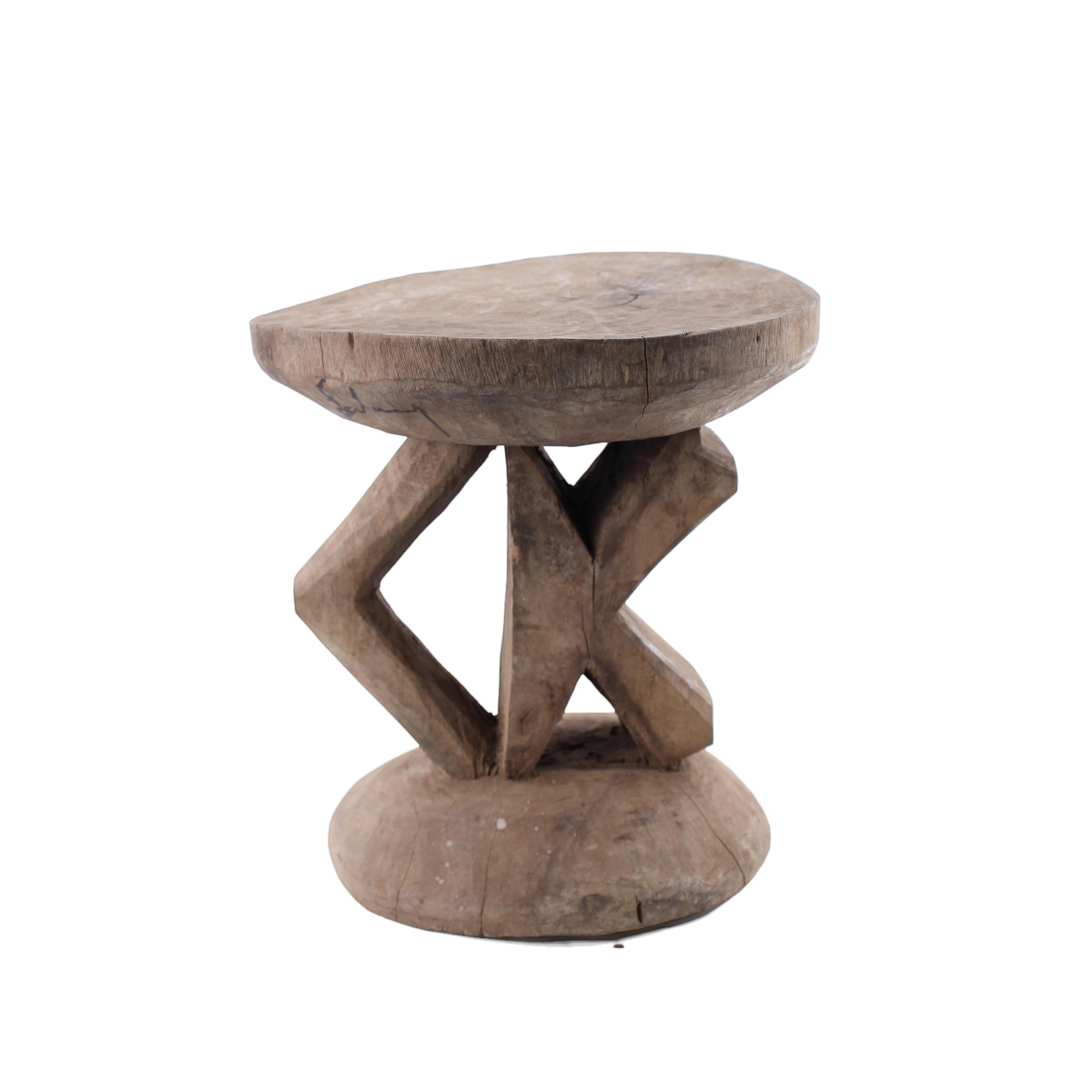 Tonga Tribe Stools ~10.6" Tall