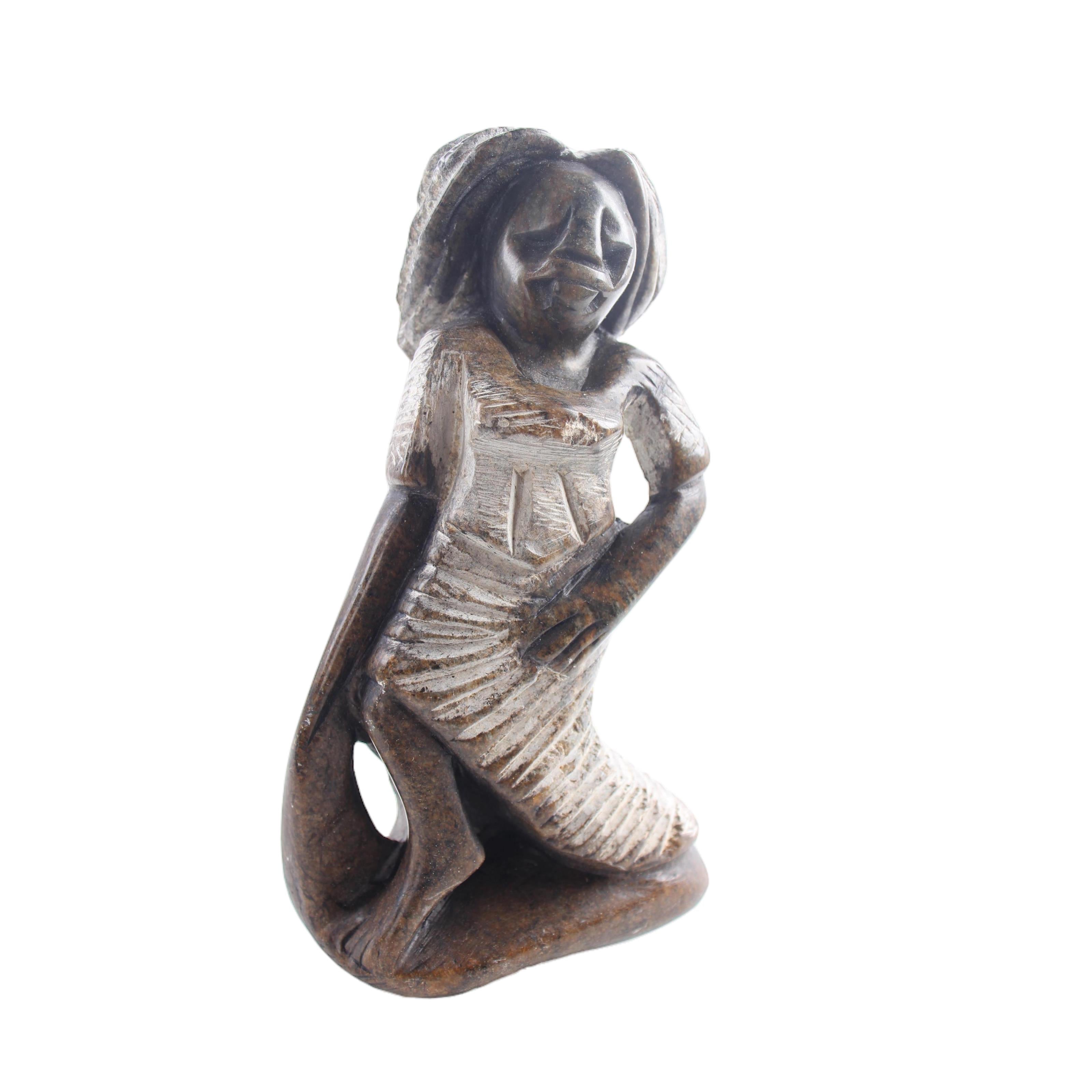 Shona Tribe Mega Stone Sassy Ladies ~7.1" Tall