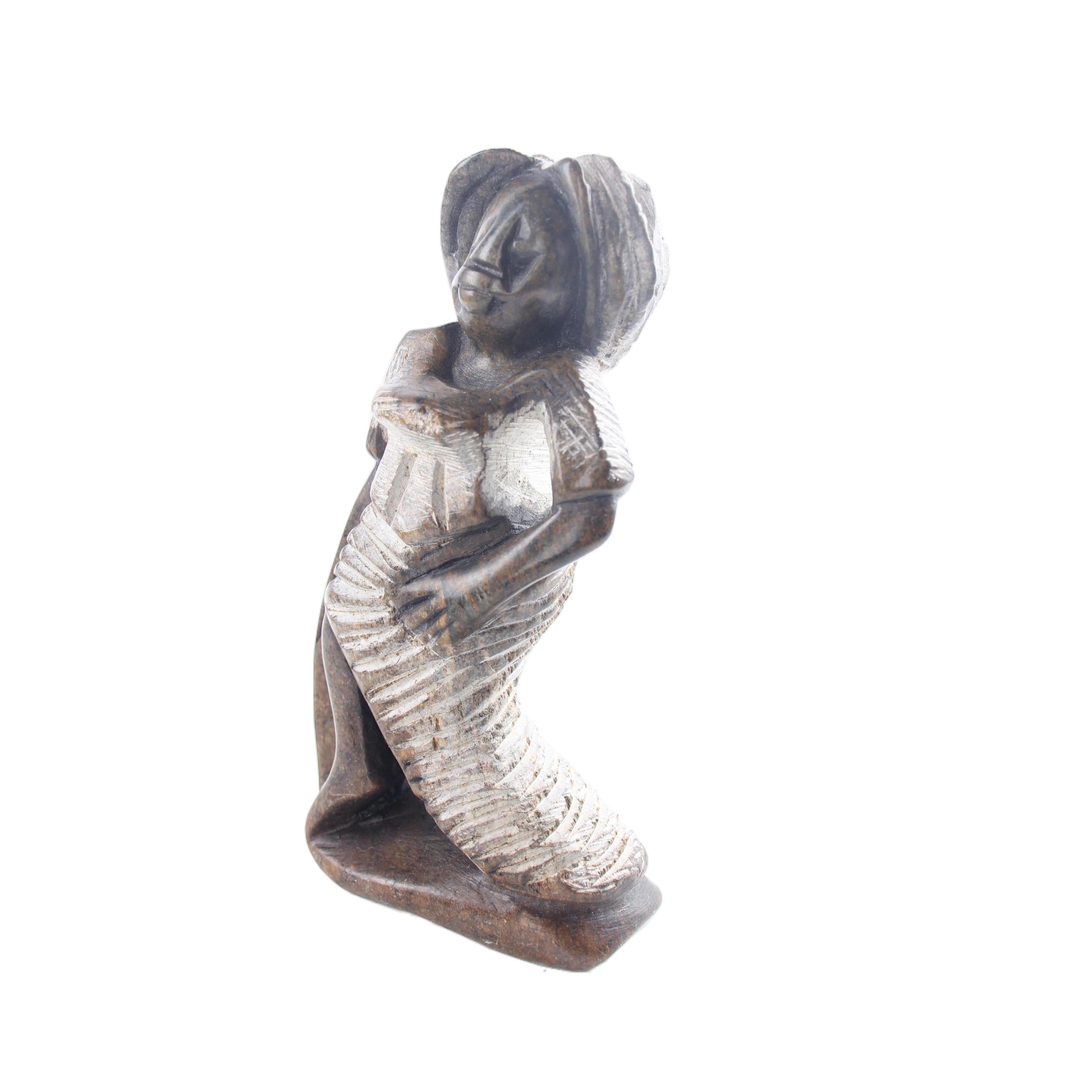 Shona Tribe Mega Stone Sassy Ladies ~7.1" Tall