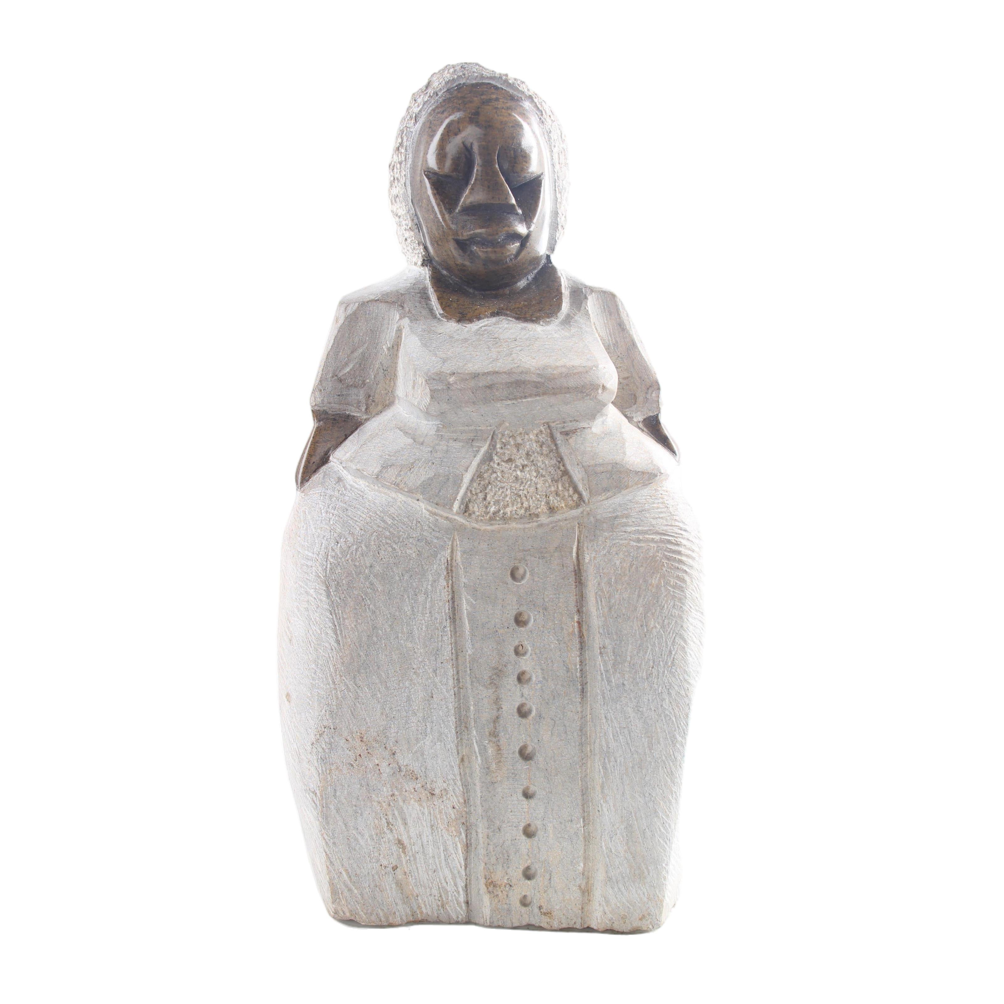 Shona Tribe Mega Stone Sassy Ladies ~11.8" Tall - Sassy Ladies