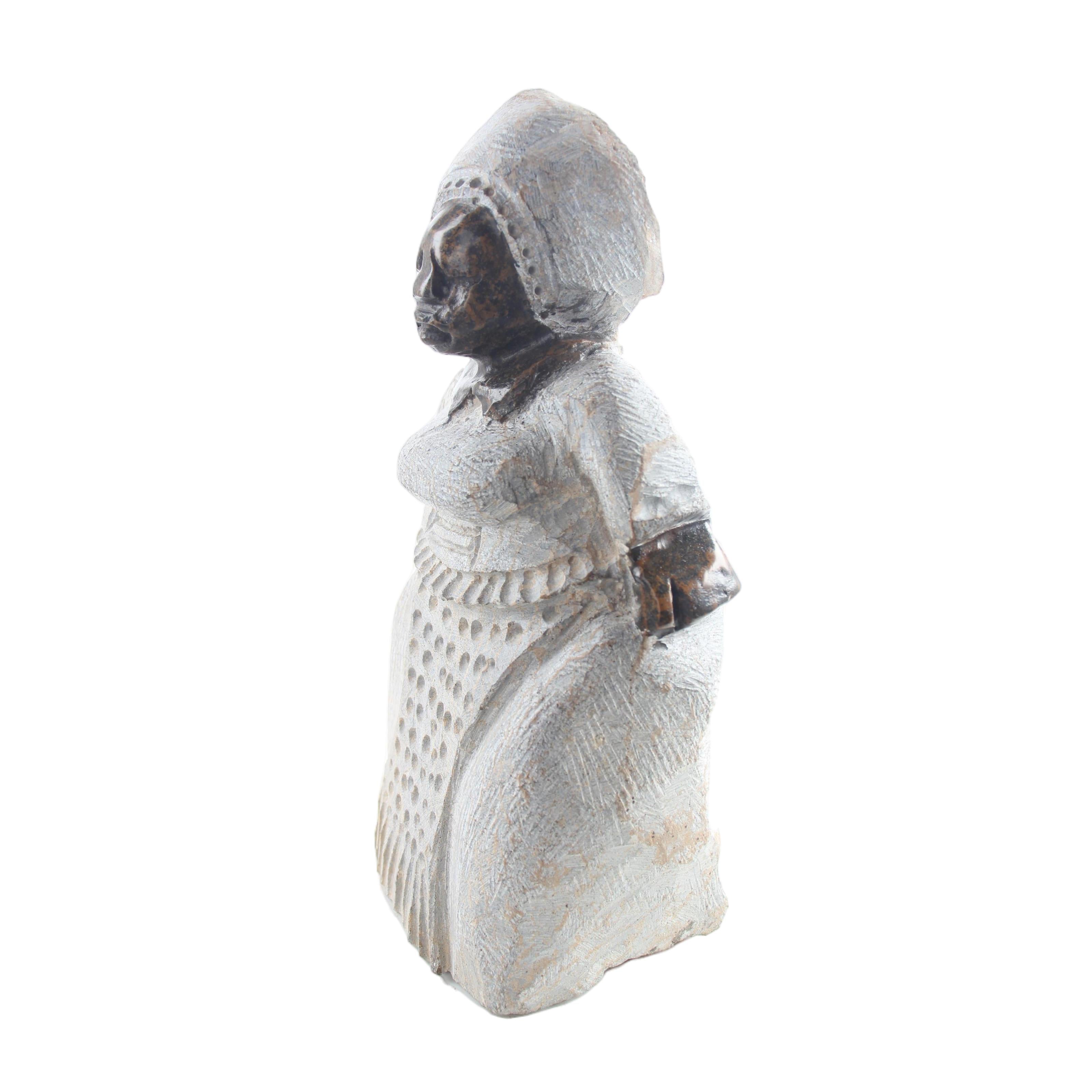 Shona Tribe Mega Stone Sassy Ladies ~10.6" Tall