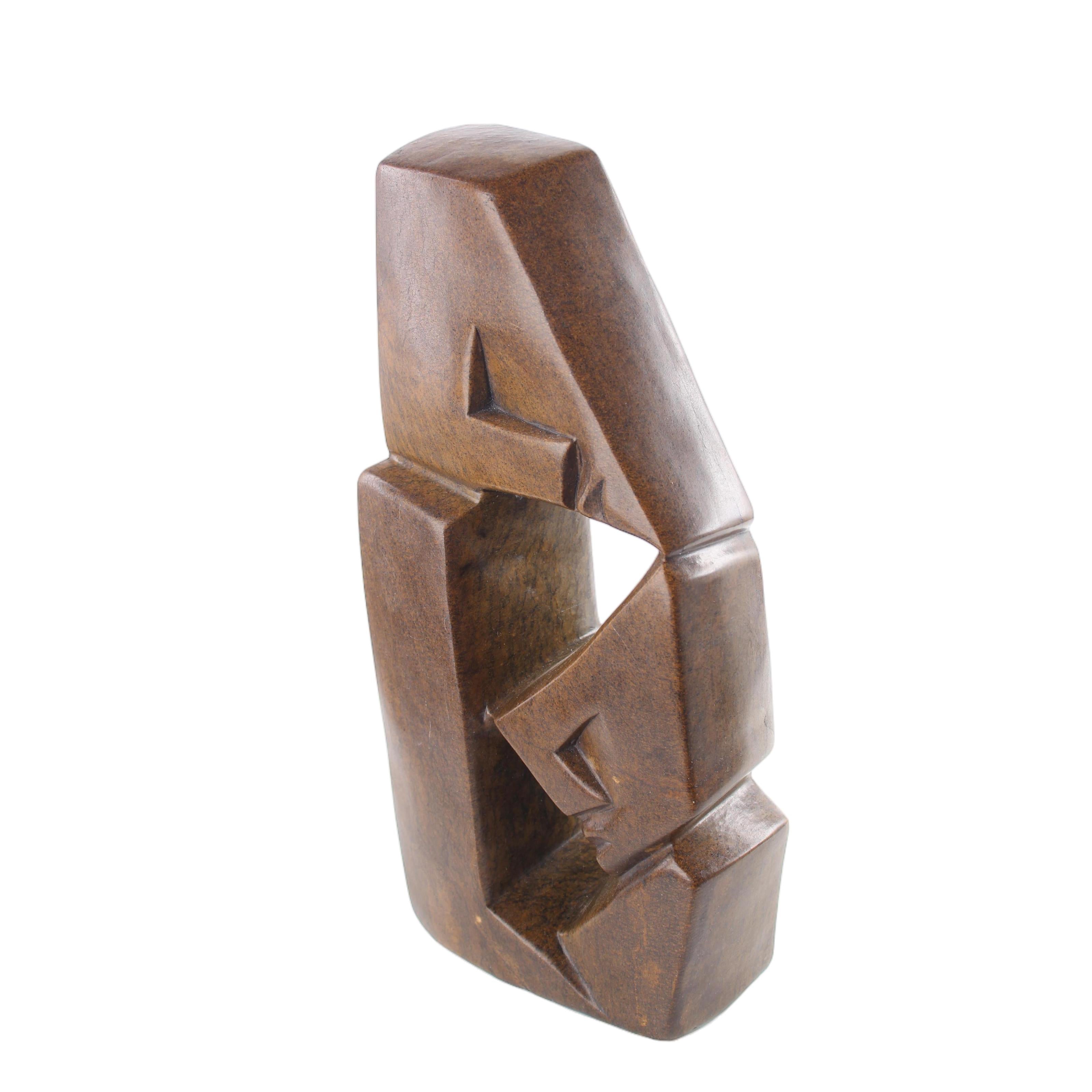 Shona Tribe Serpentine Stone Family Cubes ~13.4" Tall - Family Cubes