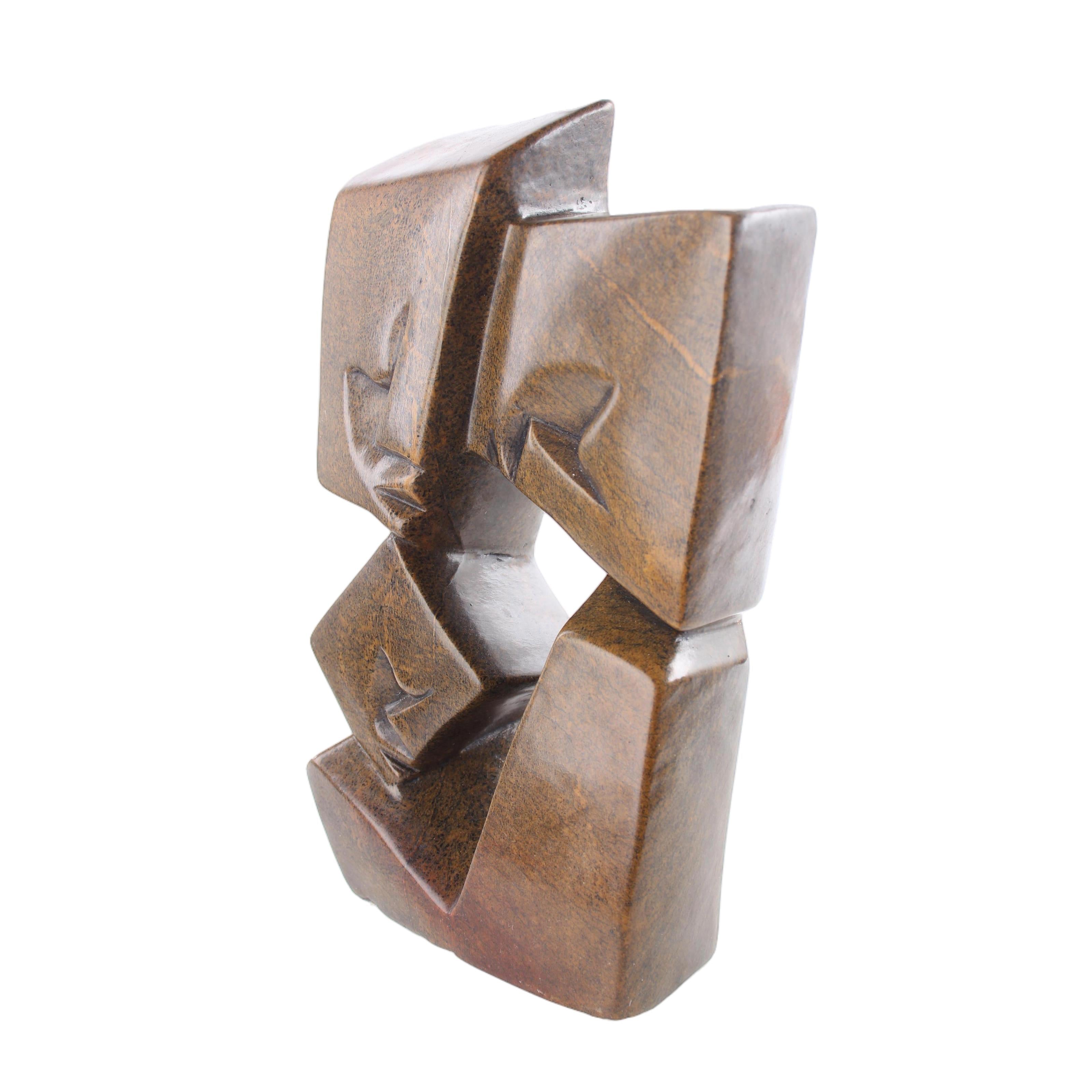Shona Tribe Serpentine Stone Family Cubes ~12.2" Tall - Family Cubes