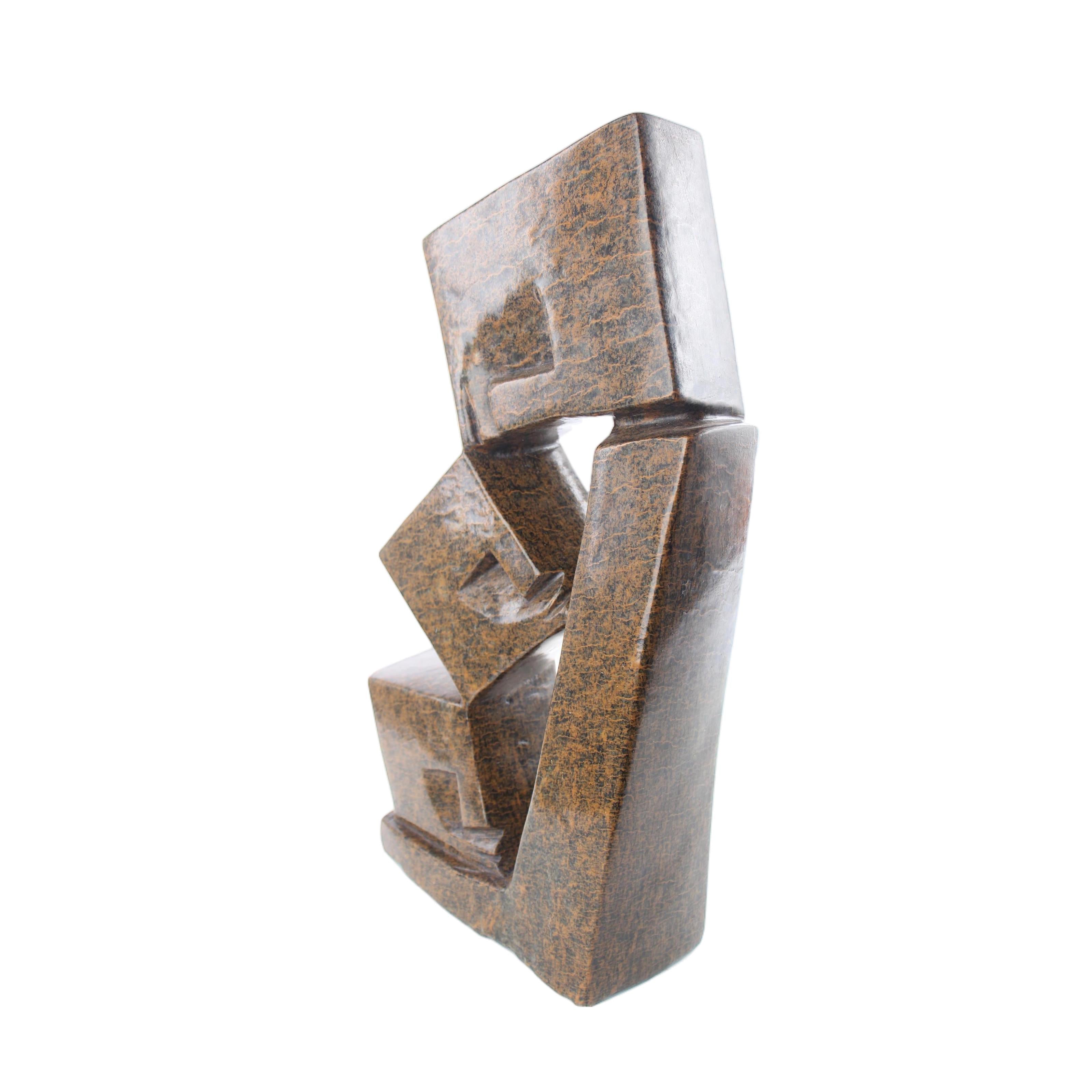 Shona Tribe Serpentine Stone Family Cubes ~15.7" Tall - Family Cubes