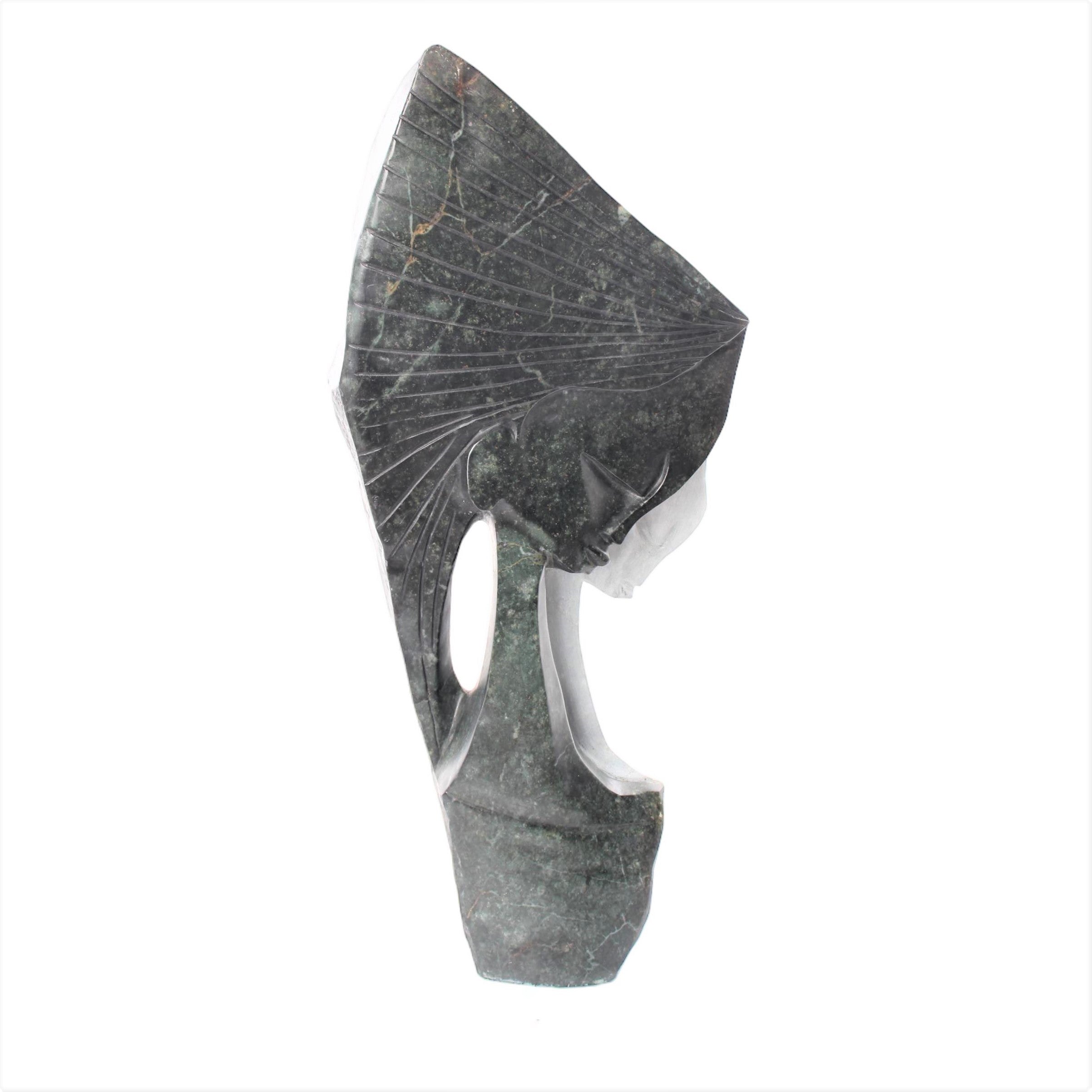 Shona Tribe Opal Stone Sisters ~31.5" Tall - Sisters