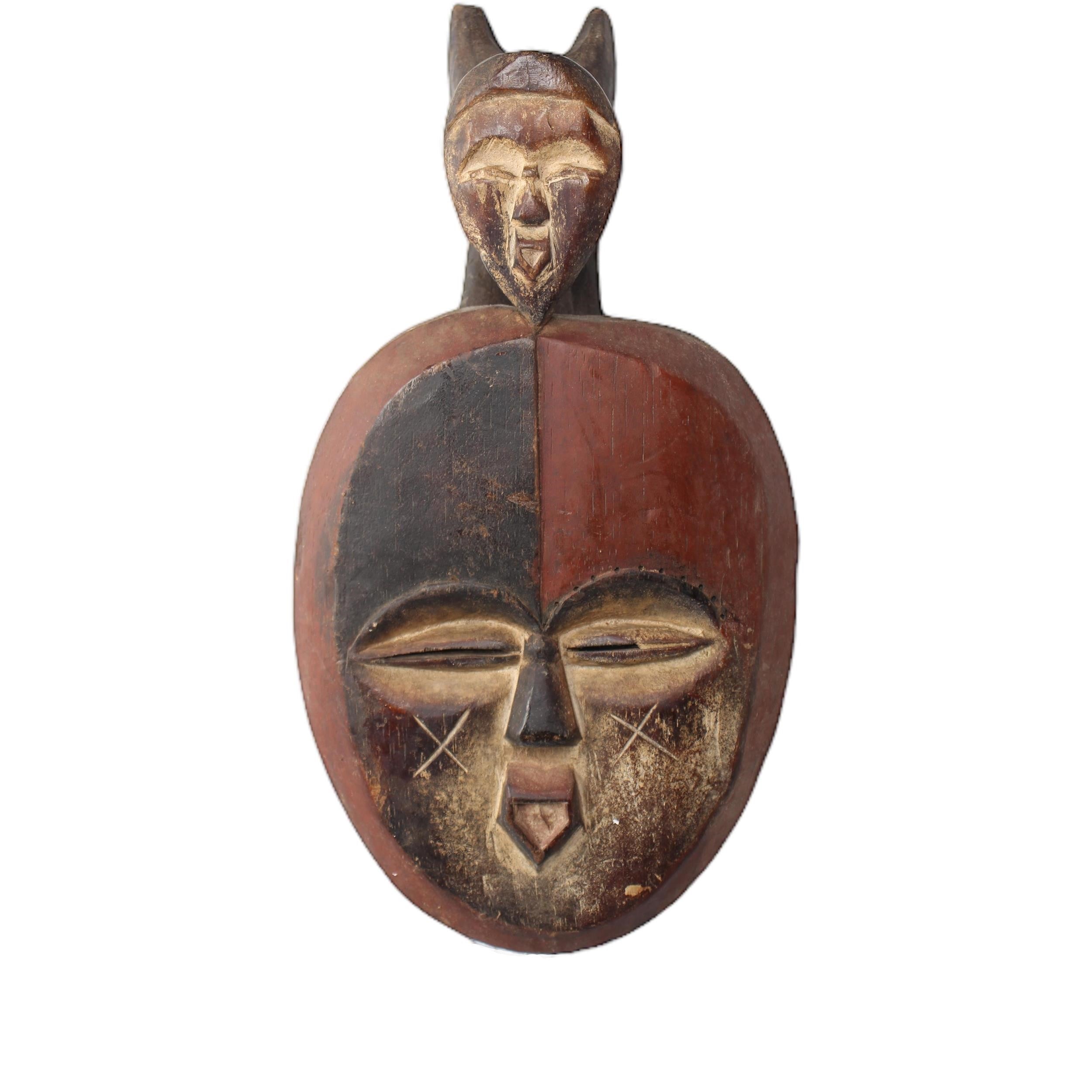 Kwele Tribe Mask ~17.3" Tall