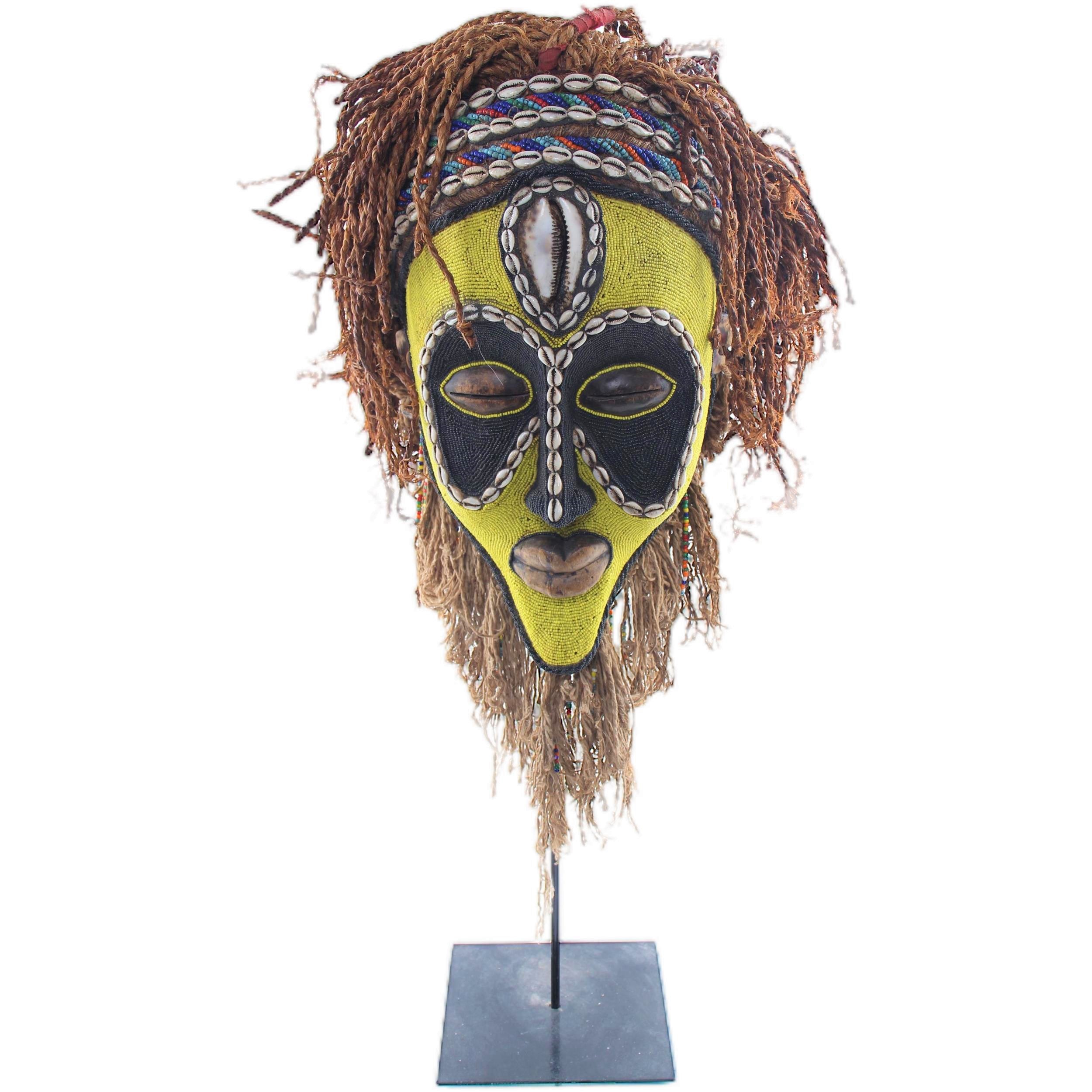 Chokwe Tribe Mask ~33.5" Tall
