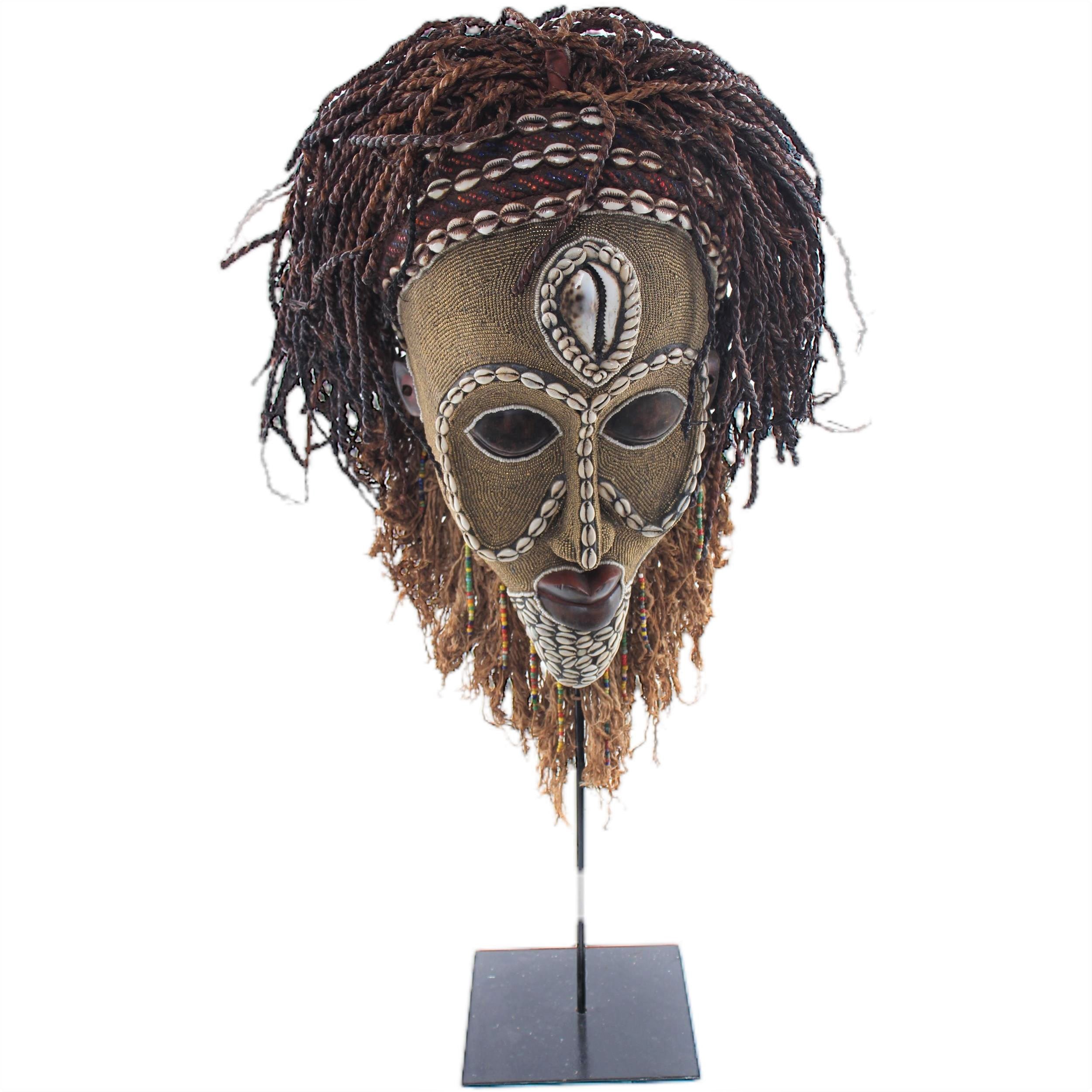 Chokwe Tribe Mask ~33.1" Tall