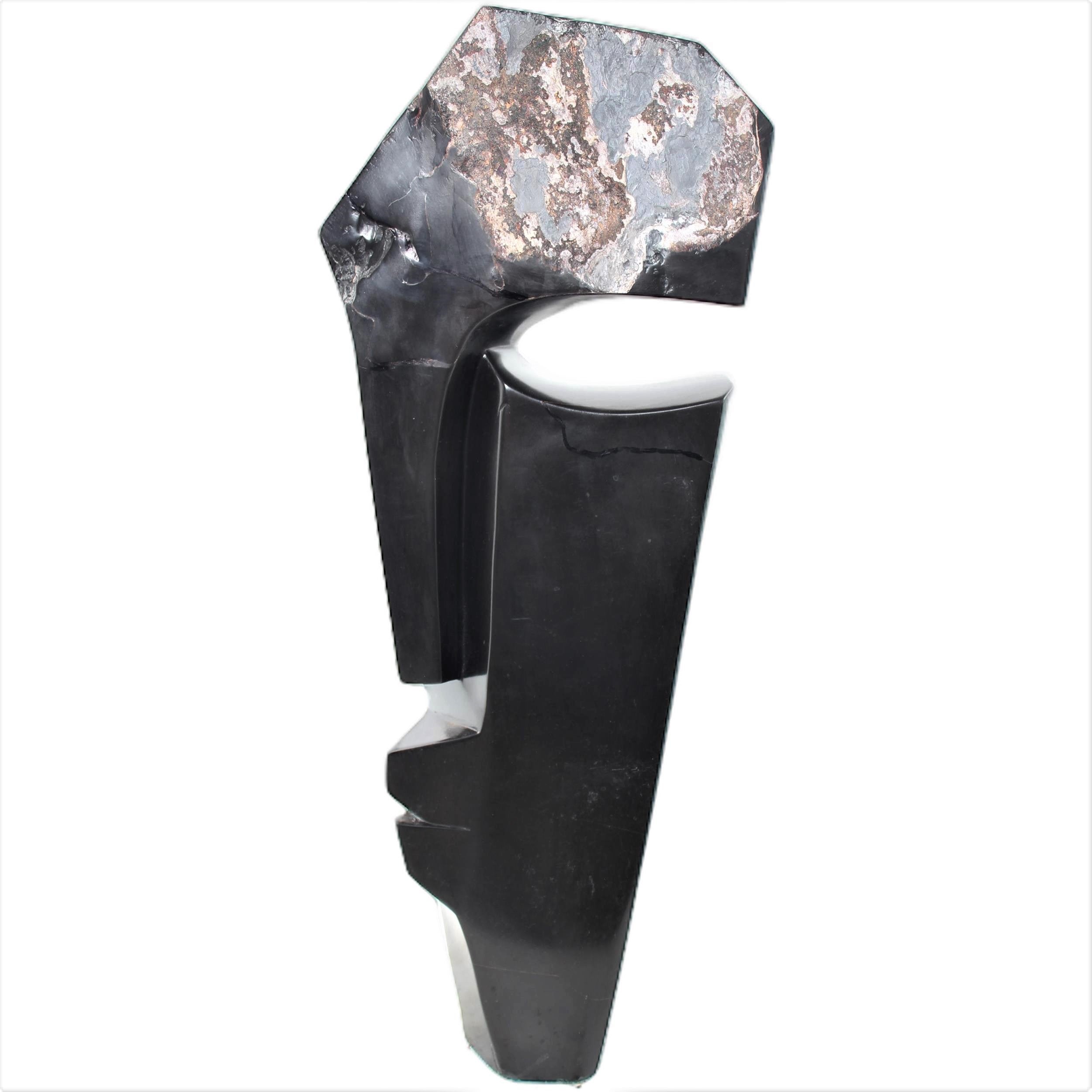 Shona Tribe Wonderstone Cubic Faces (Contemporary) ~31.1" Tall