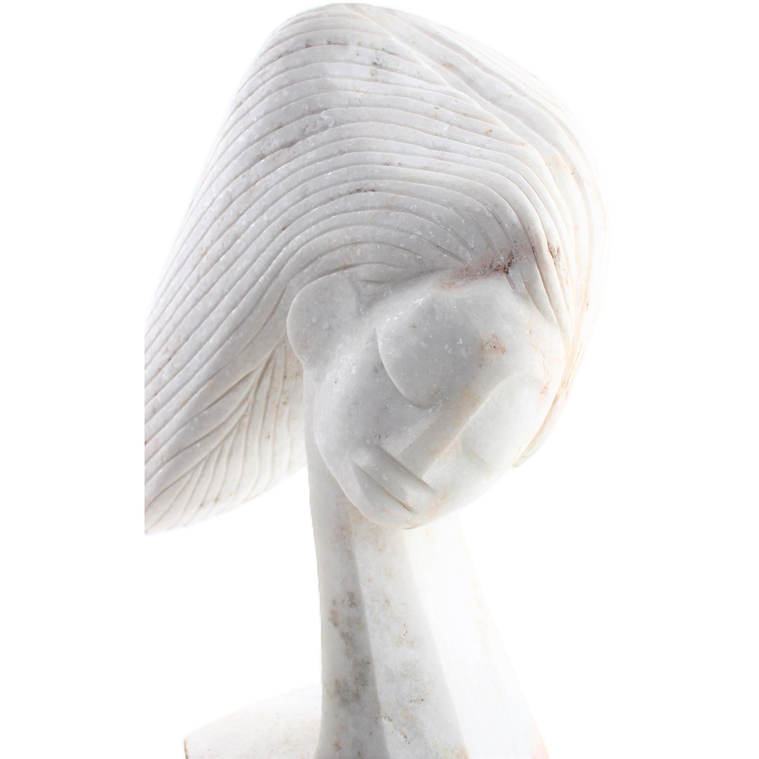 Shona Tribe Dolomite Stone Reflections ~31.5" Tall - Reflections