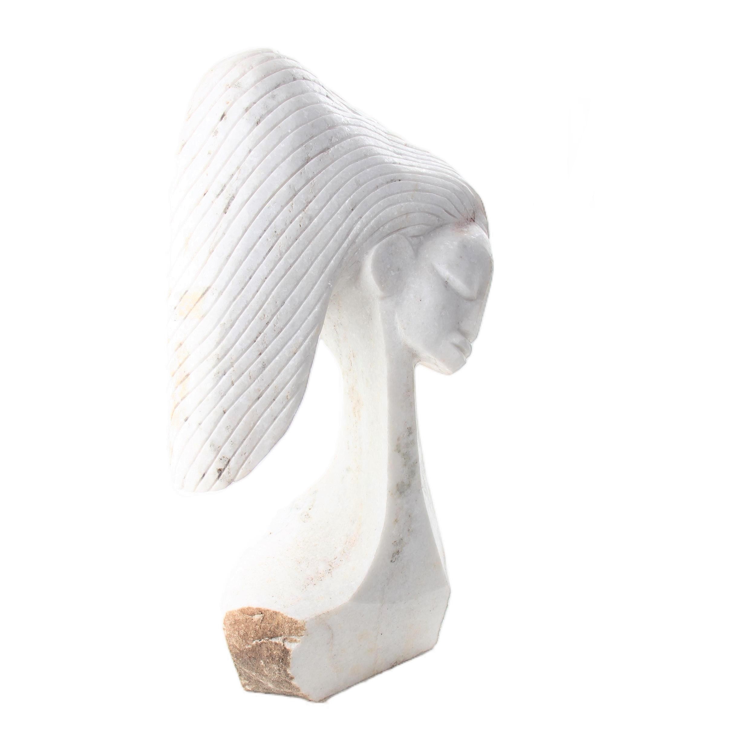 Shona Tribe Dolomite Stone Reflections ~31.5" Tall - Reflections