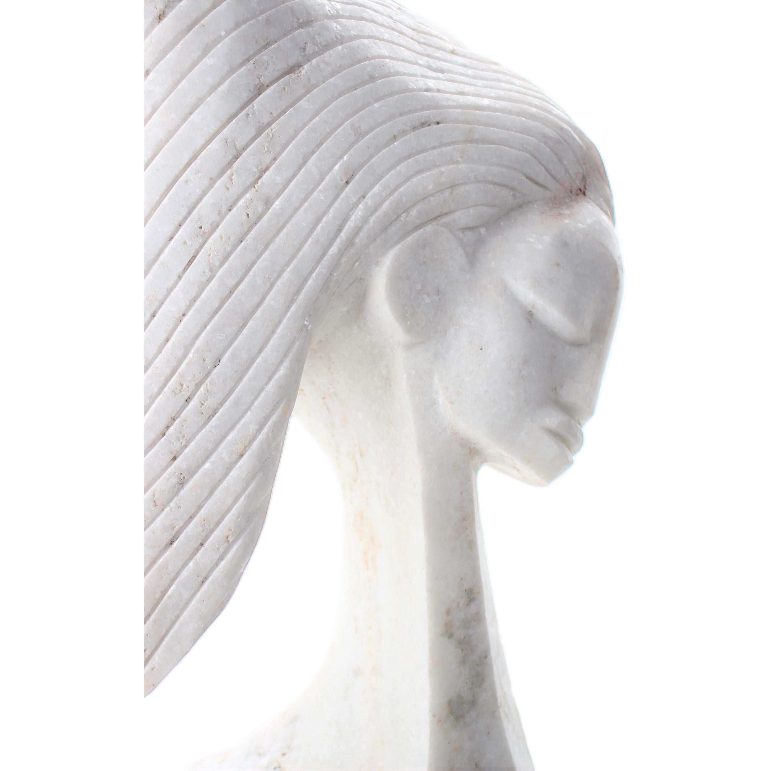 Shona Tribe Dolomite Stone Reflections ~31.5" Tall - Reflections
