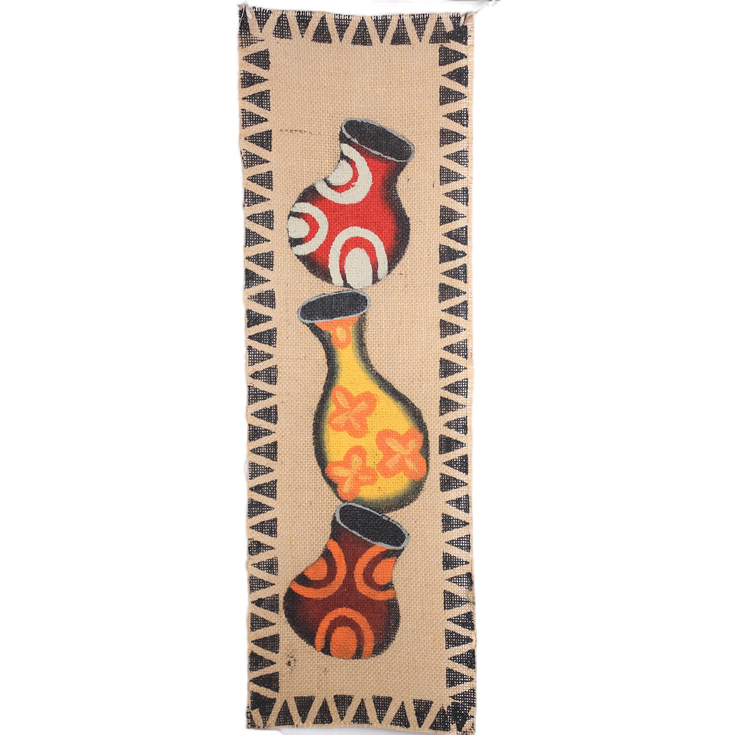 Maasai Tribe Batik Fabric ~21.3" Tall - Batik Fabric