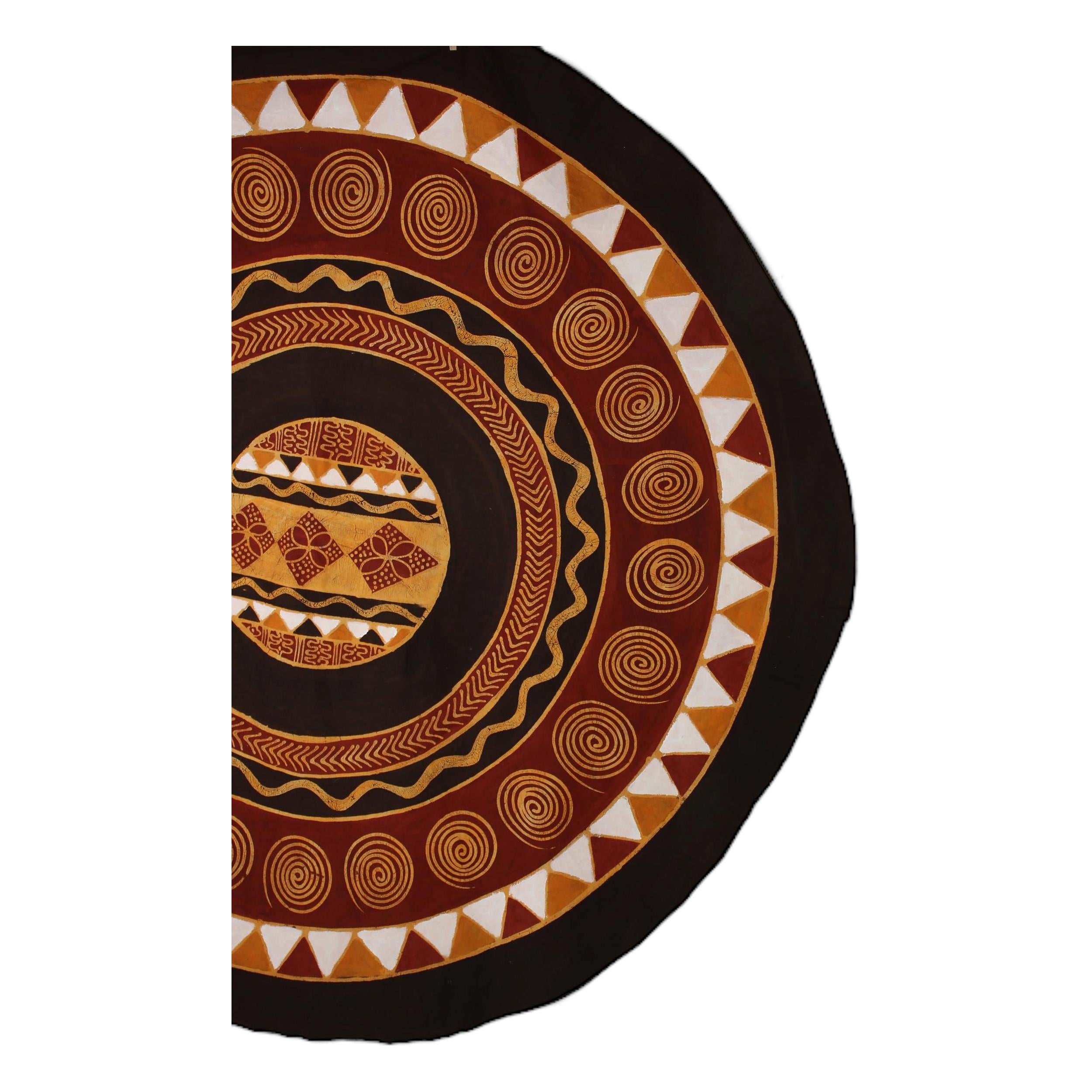 Shona Tribe Batik Fabric ~71.7" Tall - Batik Fabric