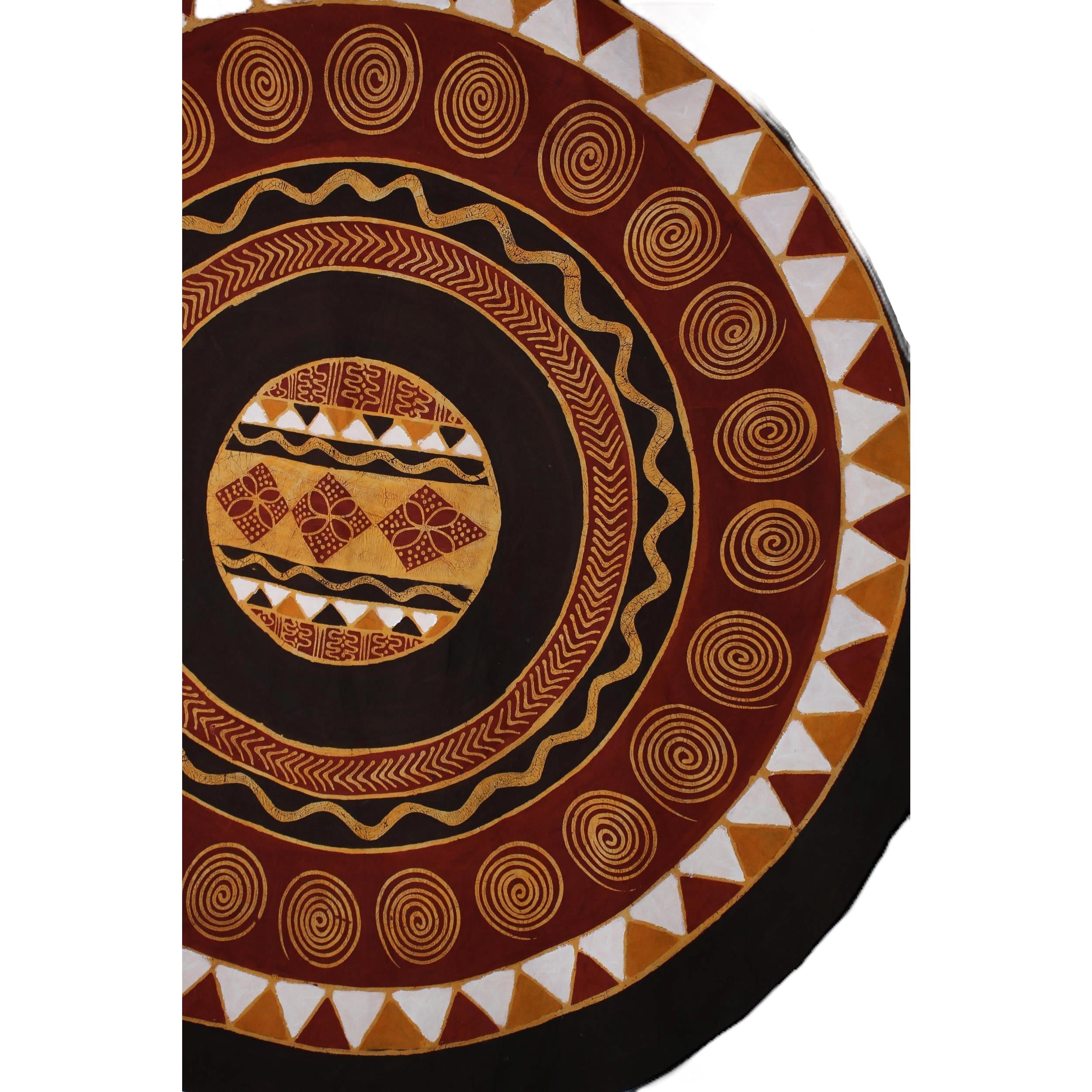 Shona Tribe Batik Fabric ~71.7" Tall - Batik Fabric