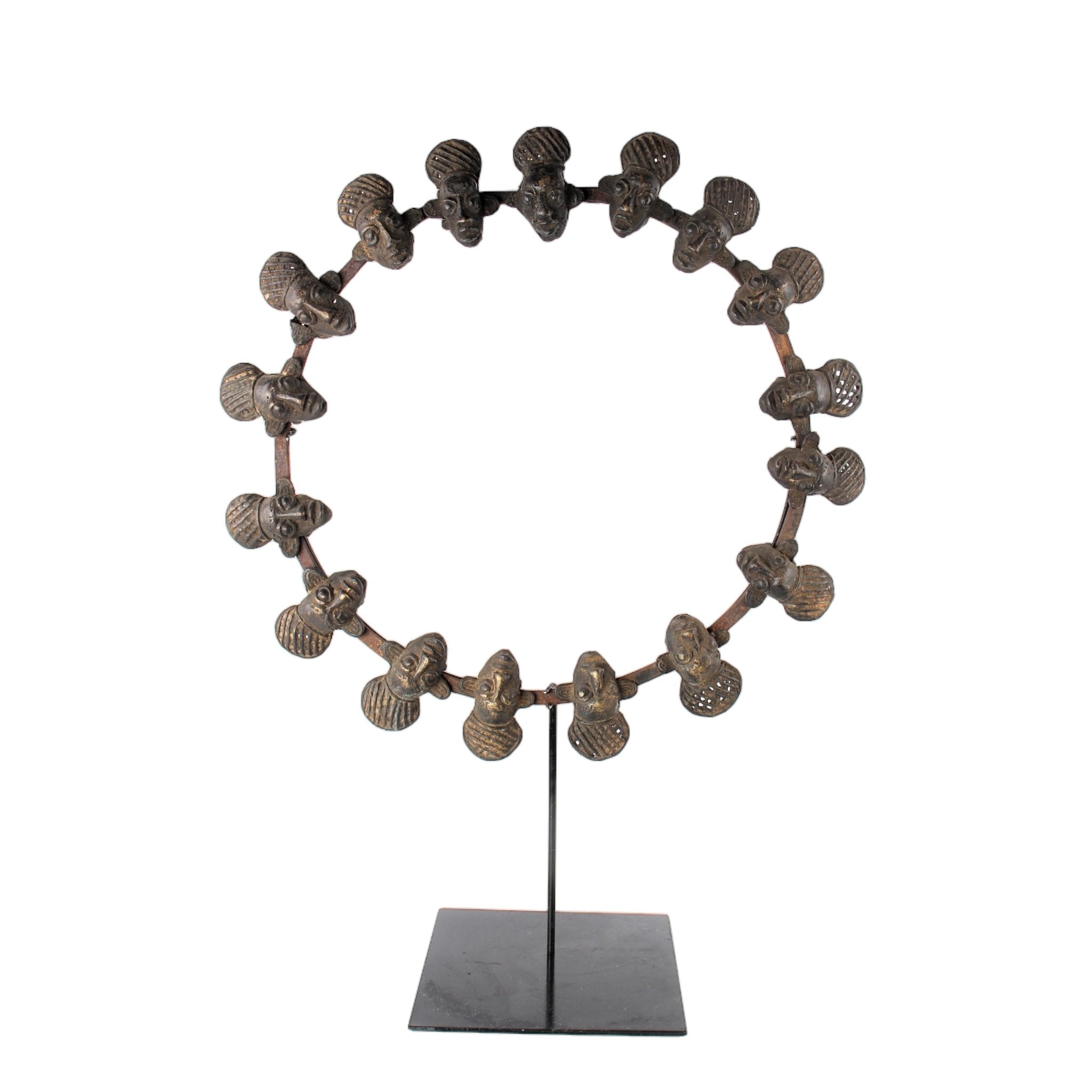 Bamoun Tribe Royal Necklace ~26.0" Tall - African Angel Art