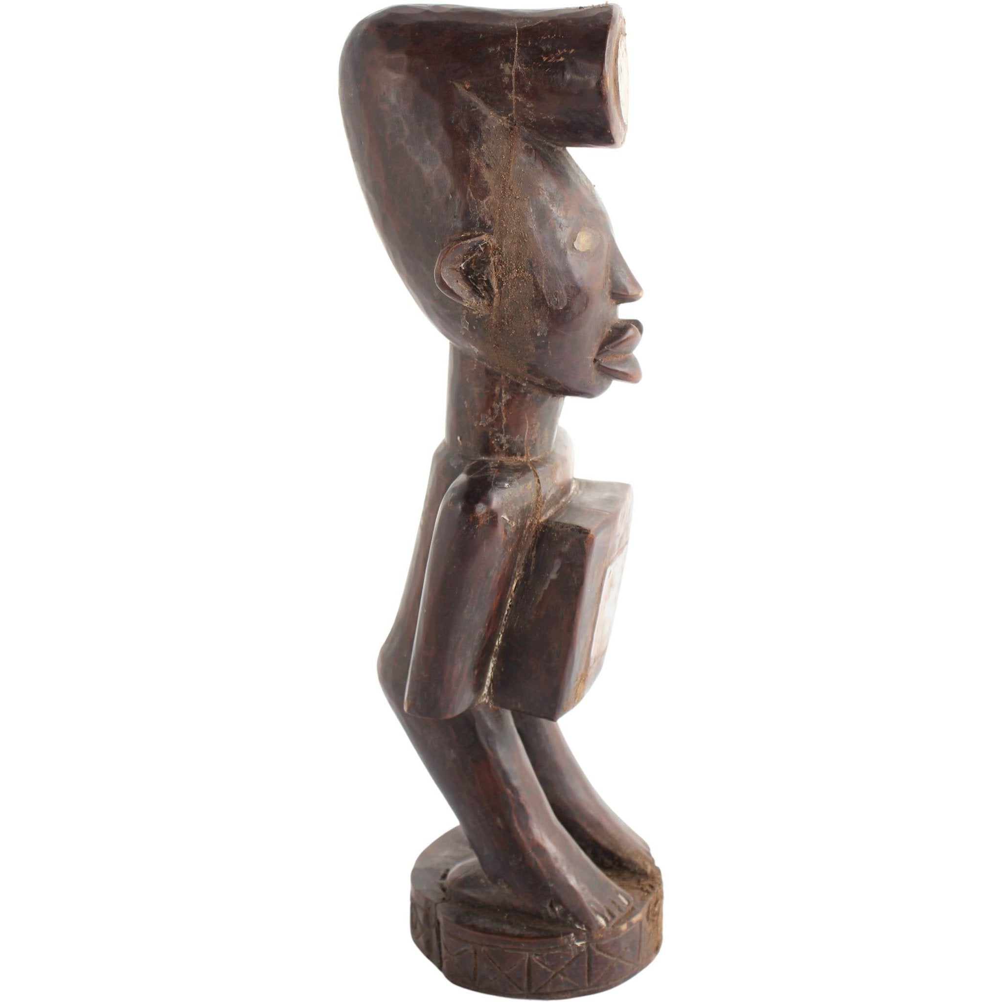 Basonge/Songye Tribe Figurine ~13.0" Tall - African Angel Art - Figurine