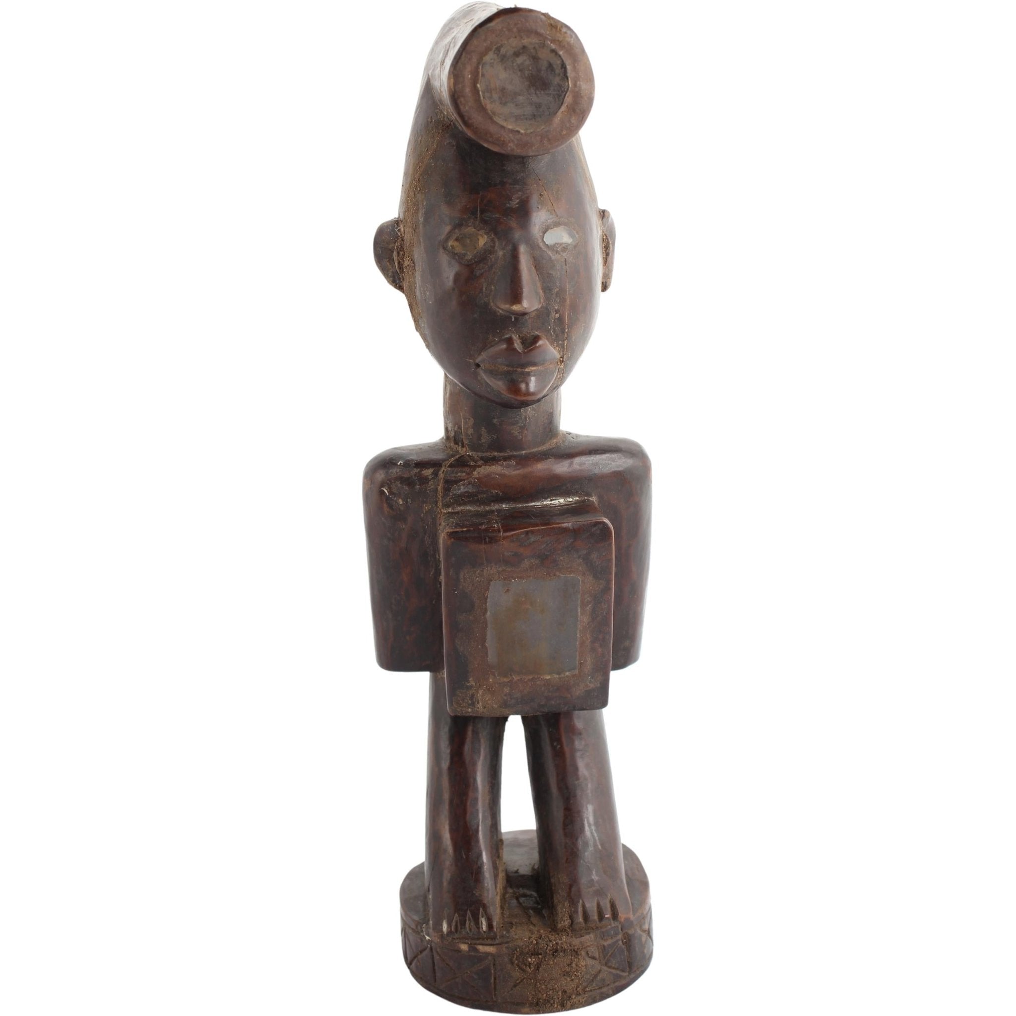 Basonge/Songye Tribe Figurine ~13.0" Tall - African Angel Art