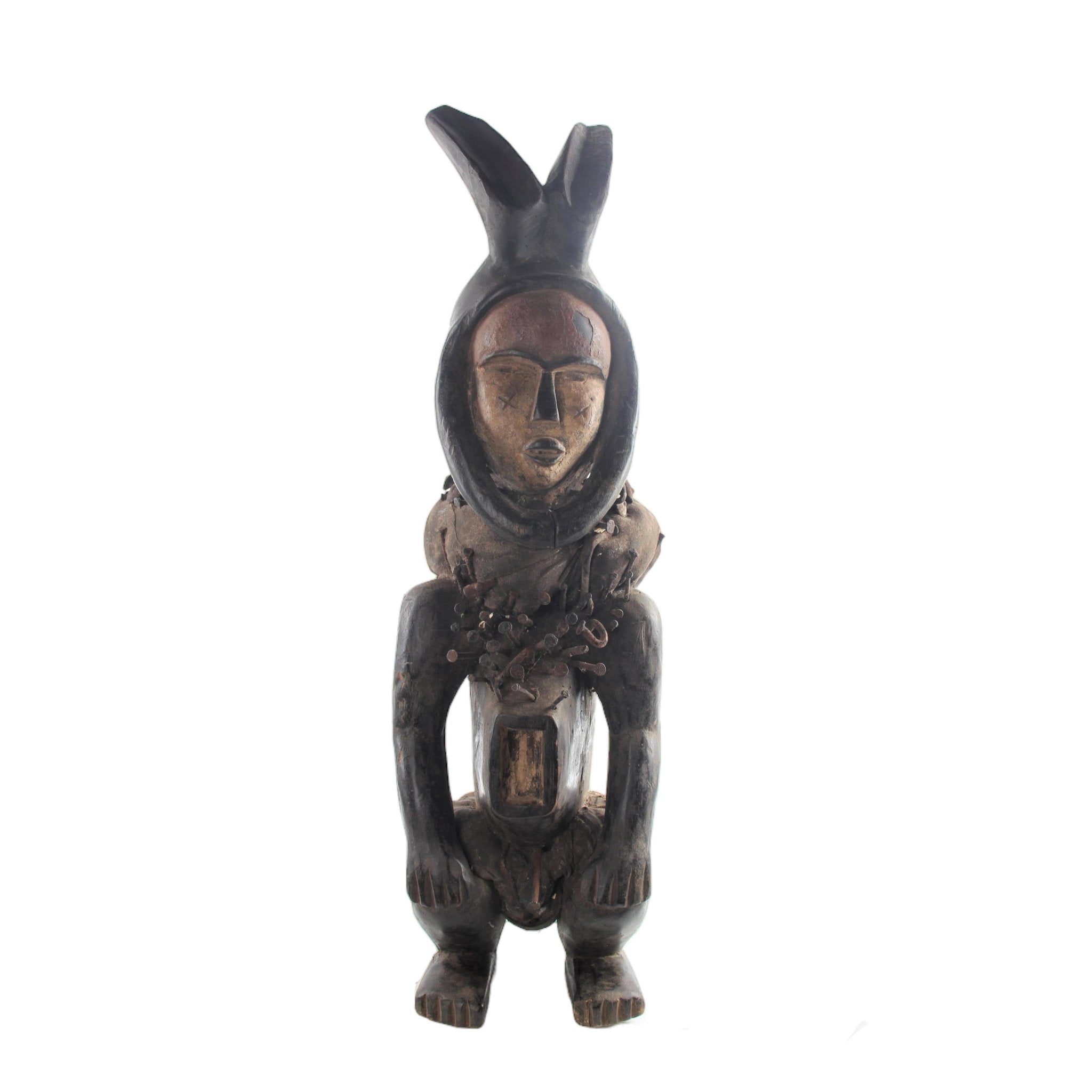 Basonge/Songye Tribe Figurine ~25.6" Tall - African Angel Art