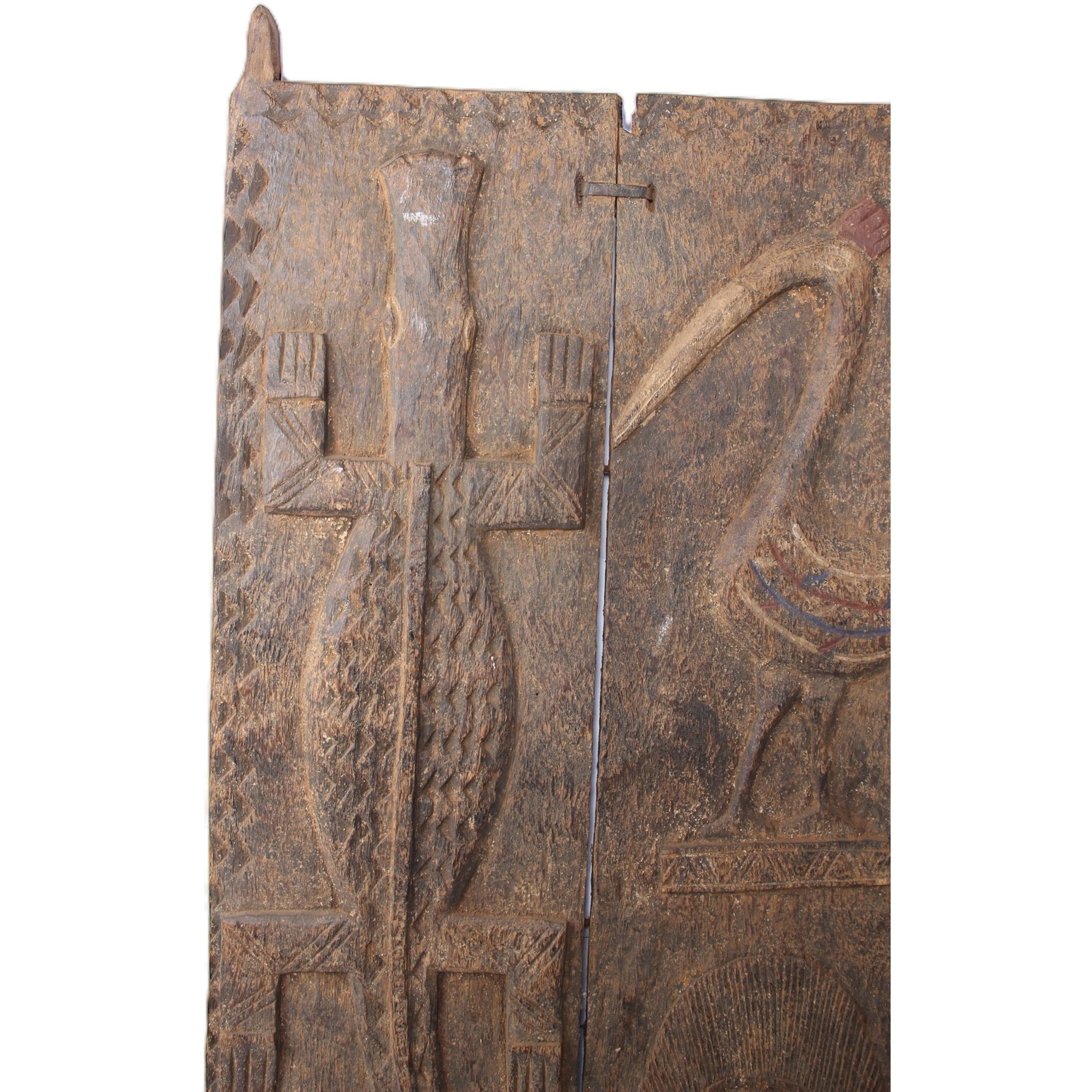 Baule Tribe Baule Doors ~43.7" Tall - African Angel Art - Baule Doors
