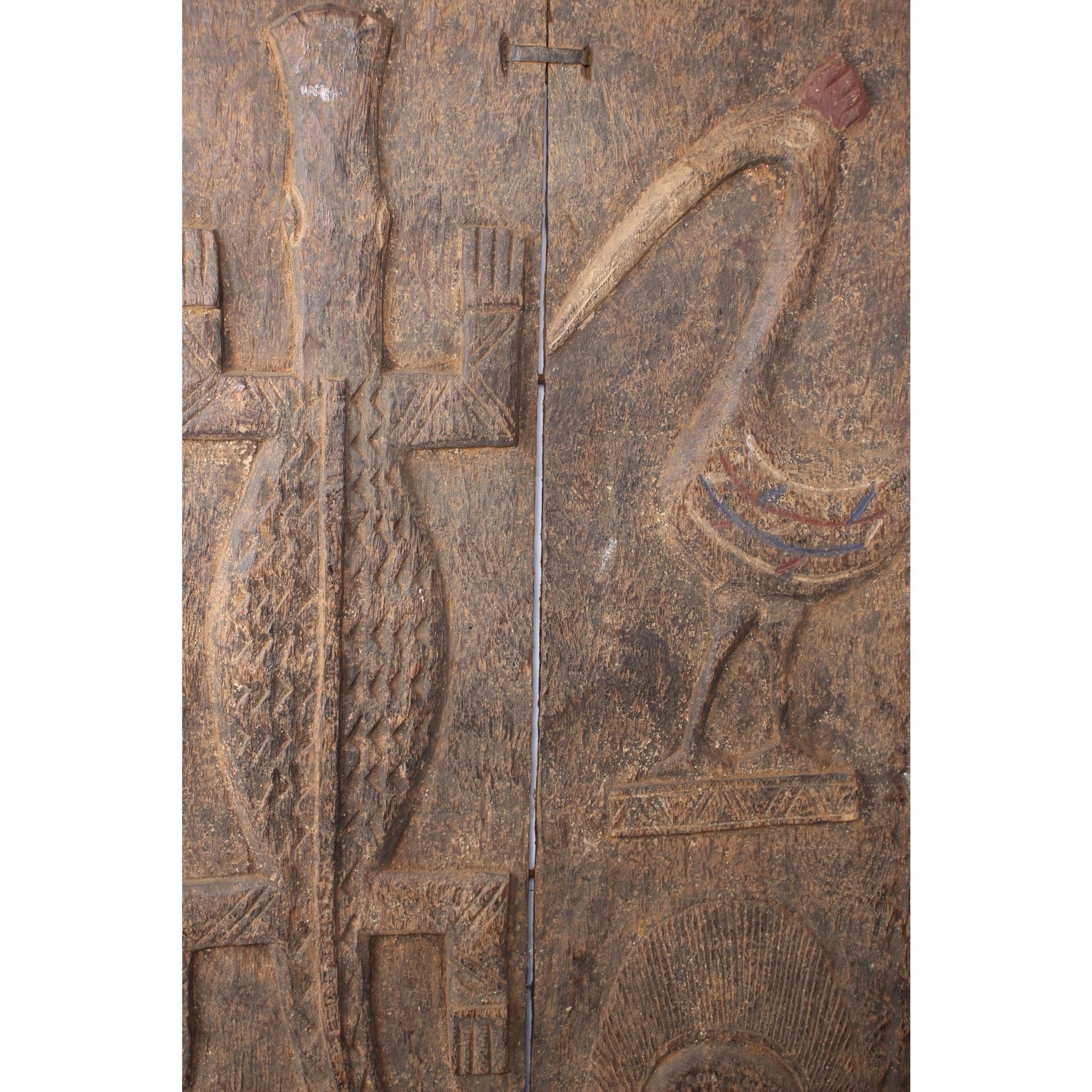 Baule Tribe Baule Doors ~43.7" Tall - African Angel Art