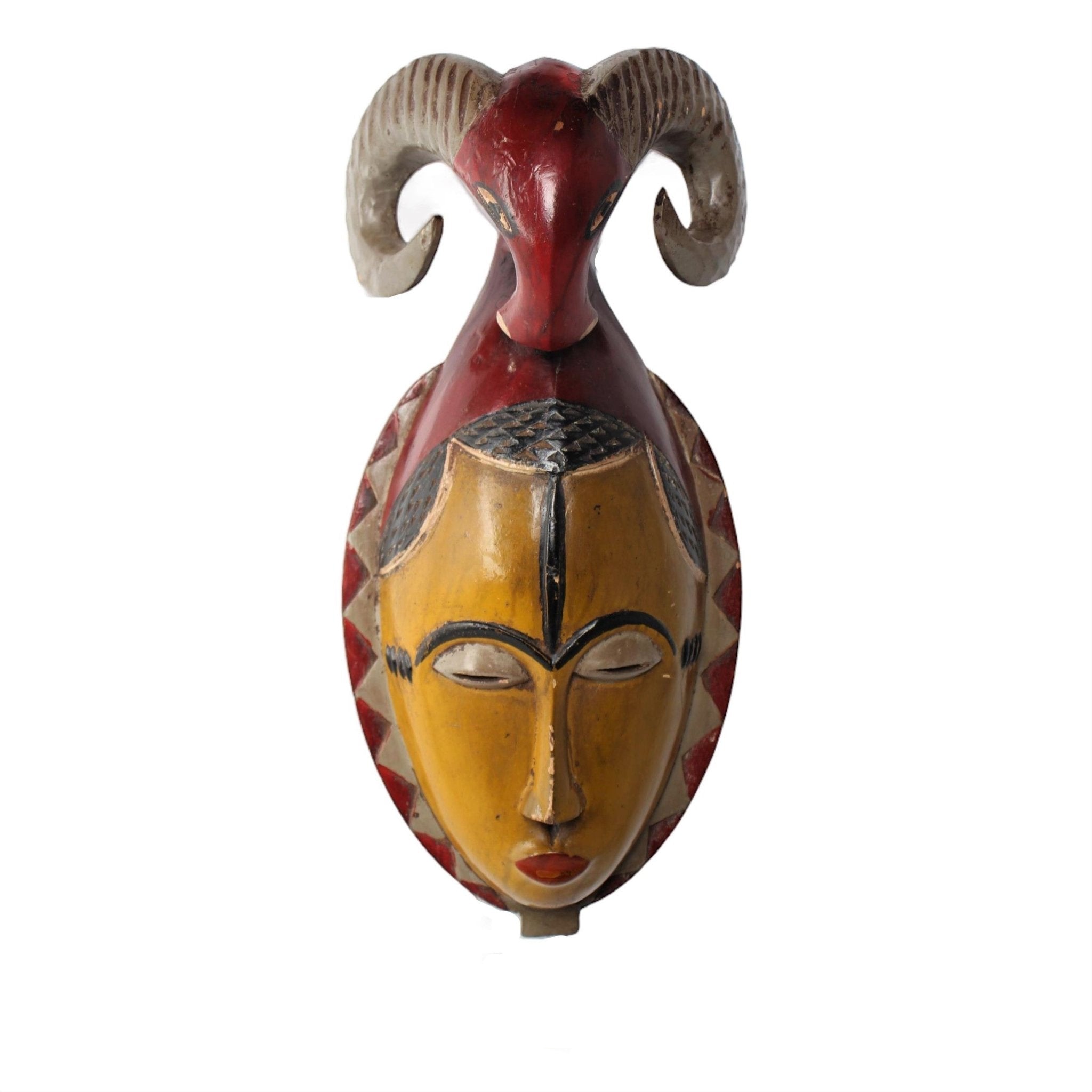 Baule Tribe Mask ~17.3" Tall - African Angel Art