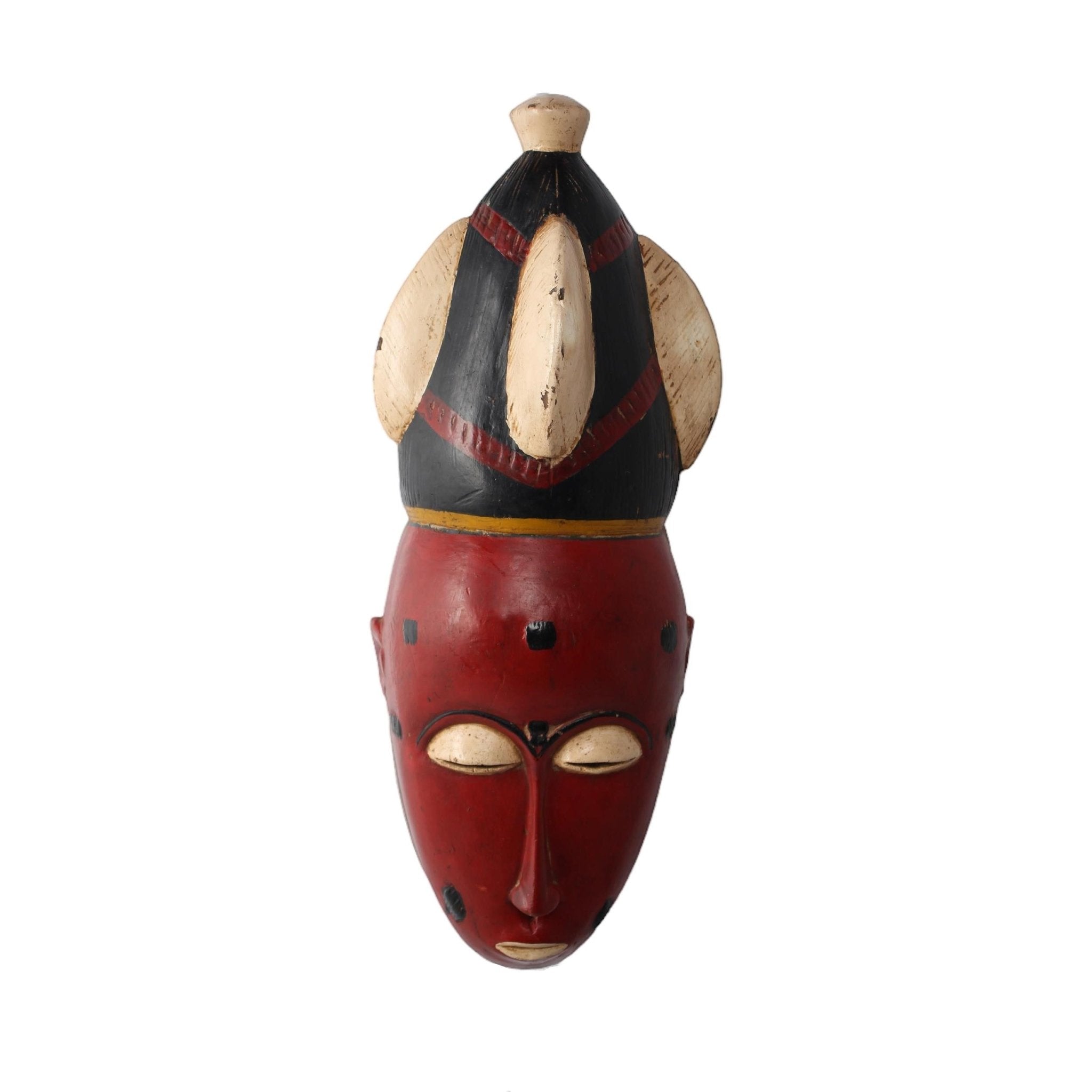 Baule Tribe Mask ~18.5" Tall - African Angel Art - Mask