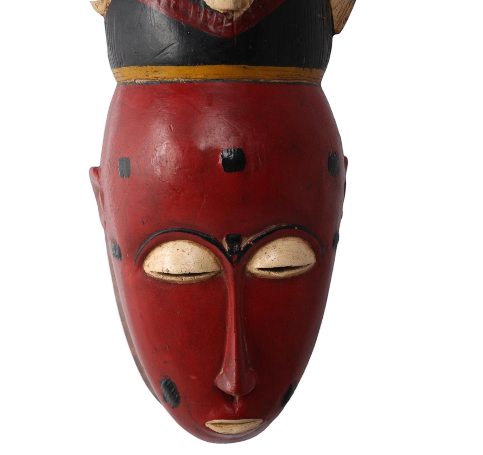 Baule Tribe Mask ~18.5" Tall - African Angel Art - Mask