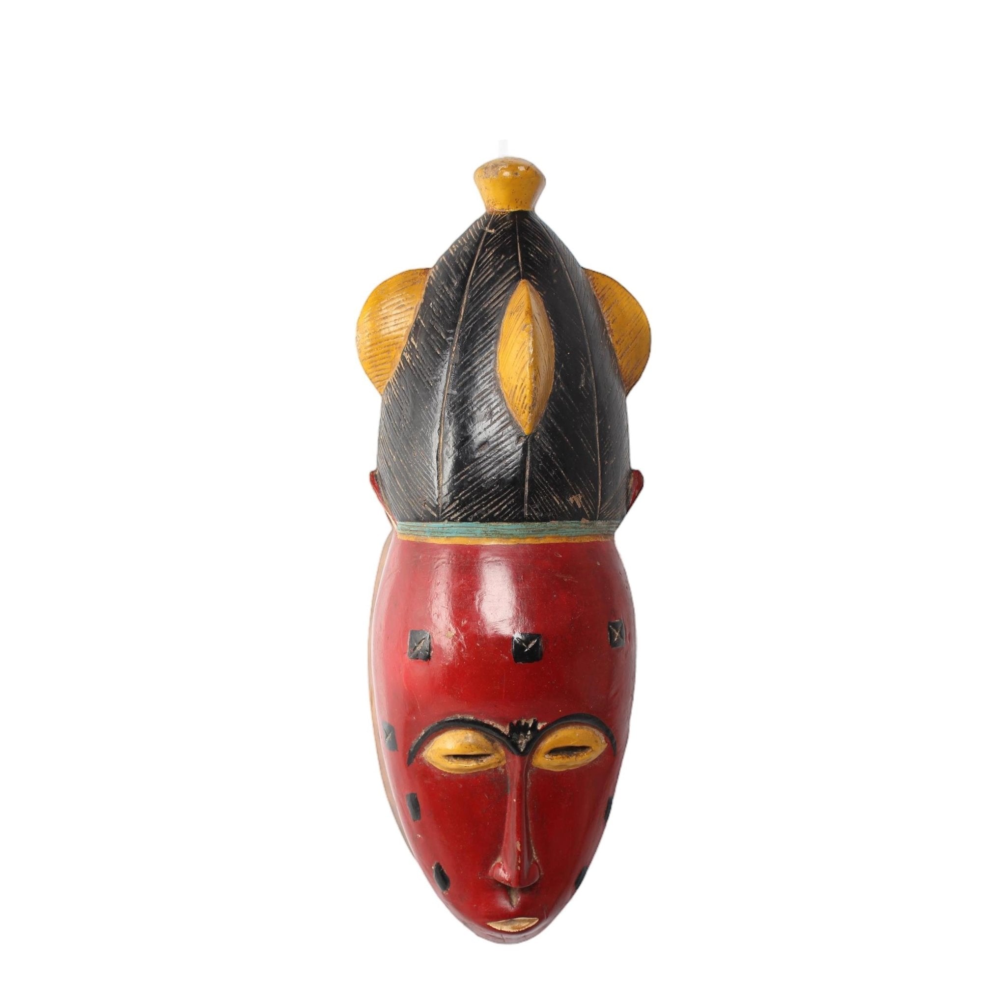 Baule Tribe Mask ~19.3" Tall - African Angel Art - Mask