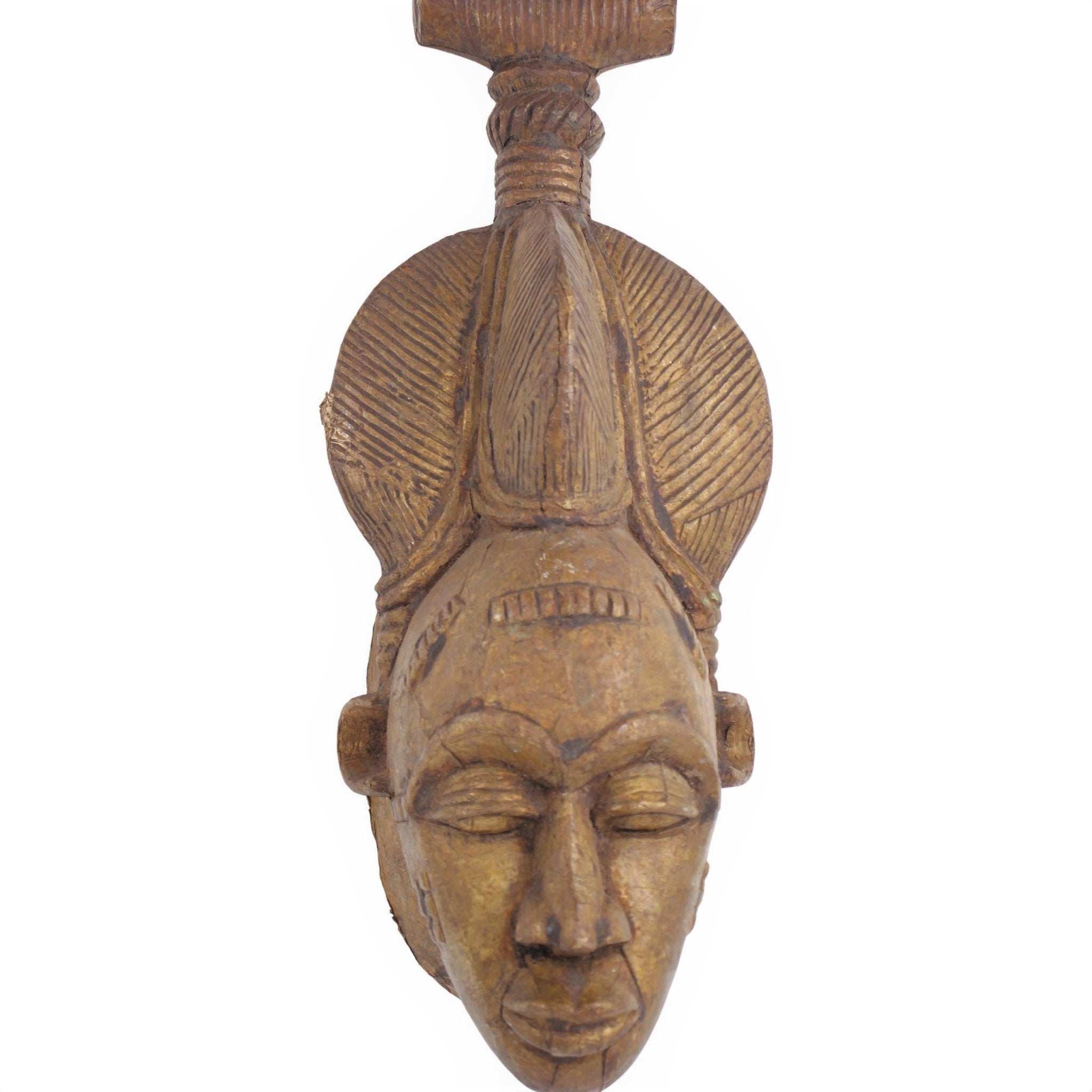 Baule Tribe Mask ~22.0" Tall - African Angel Art - Mask