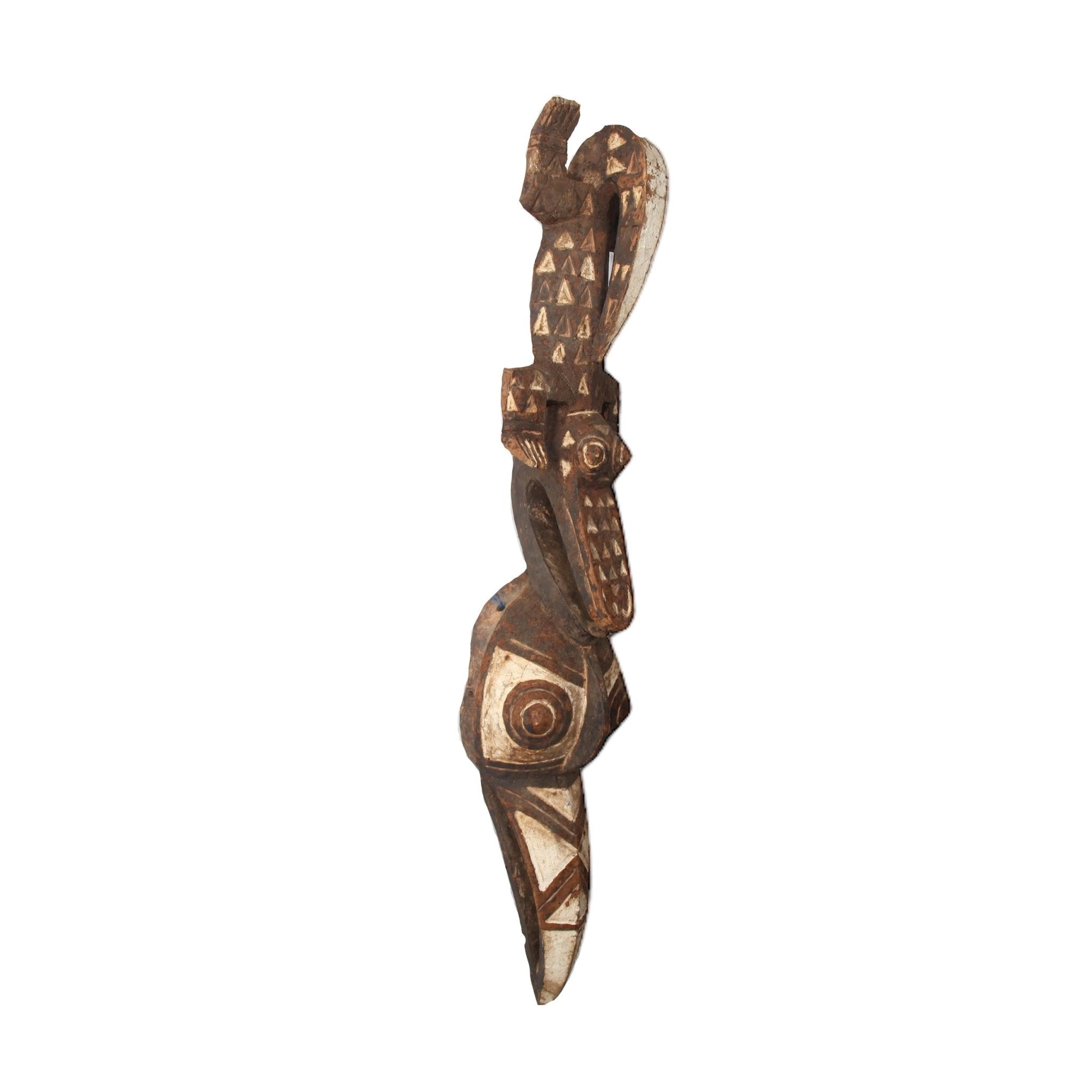 Bobo Tribe Mask ~37.4" Tall - African Angel Art